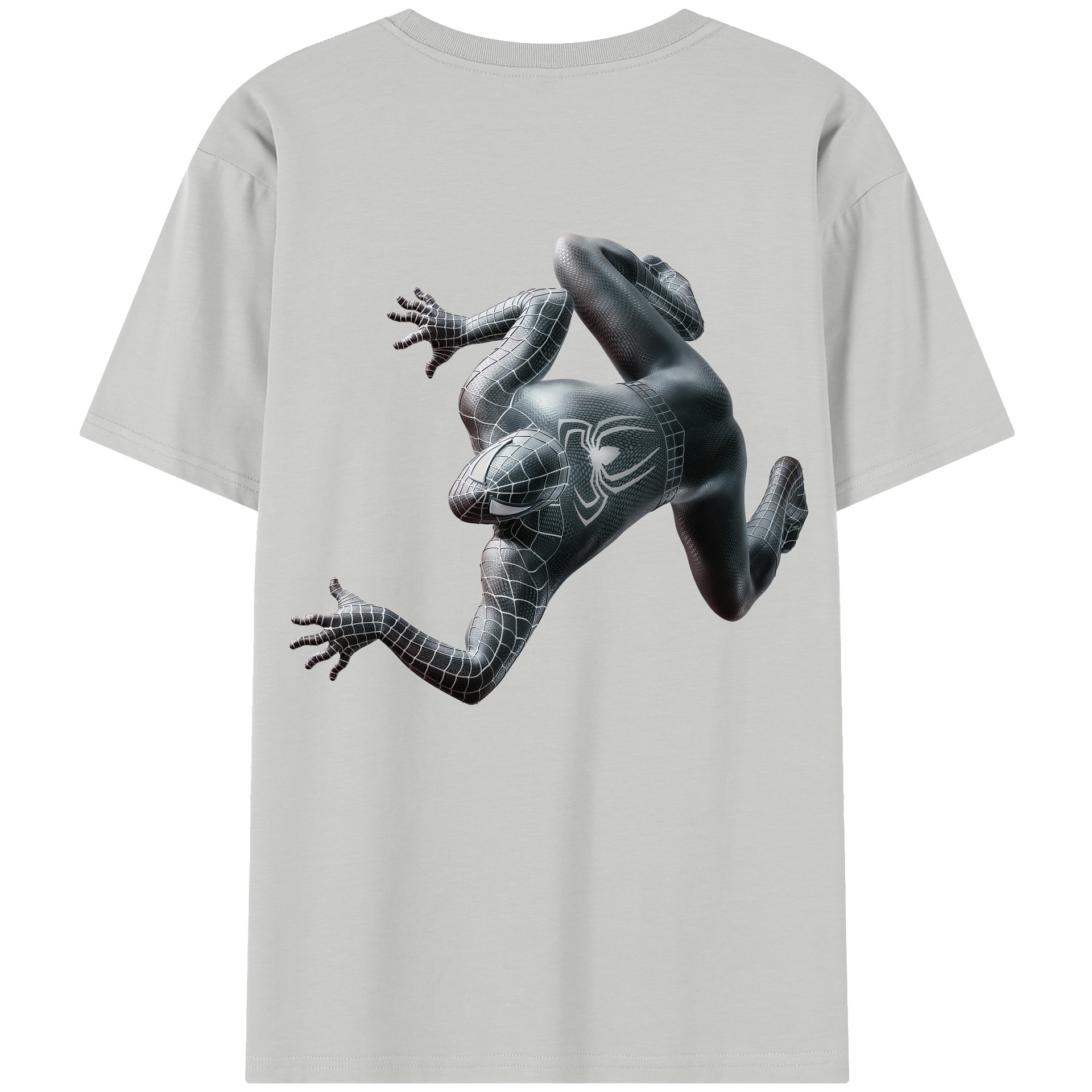 Spider Man スパイダーマン レディース半袖Tシャツ(バックプリント)