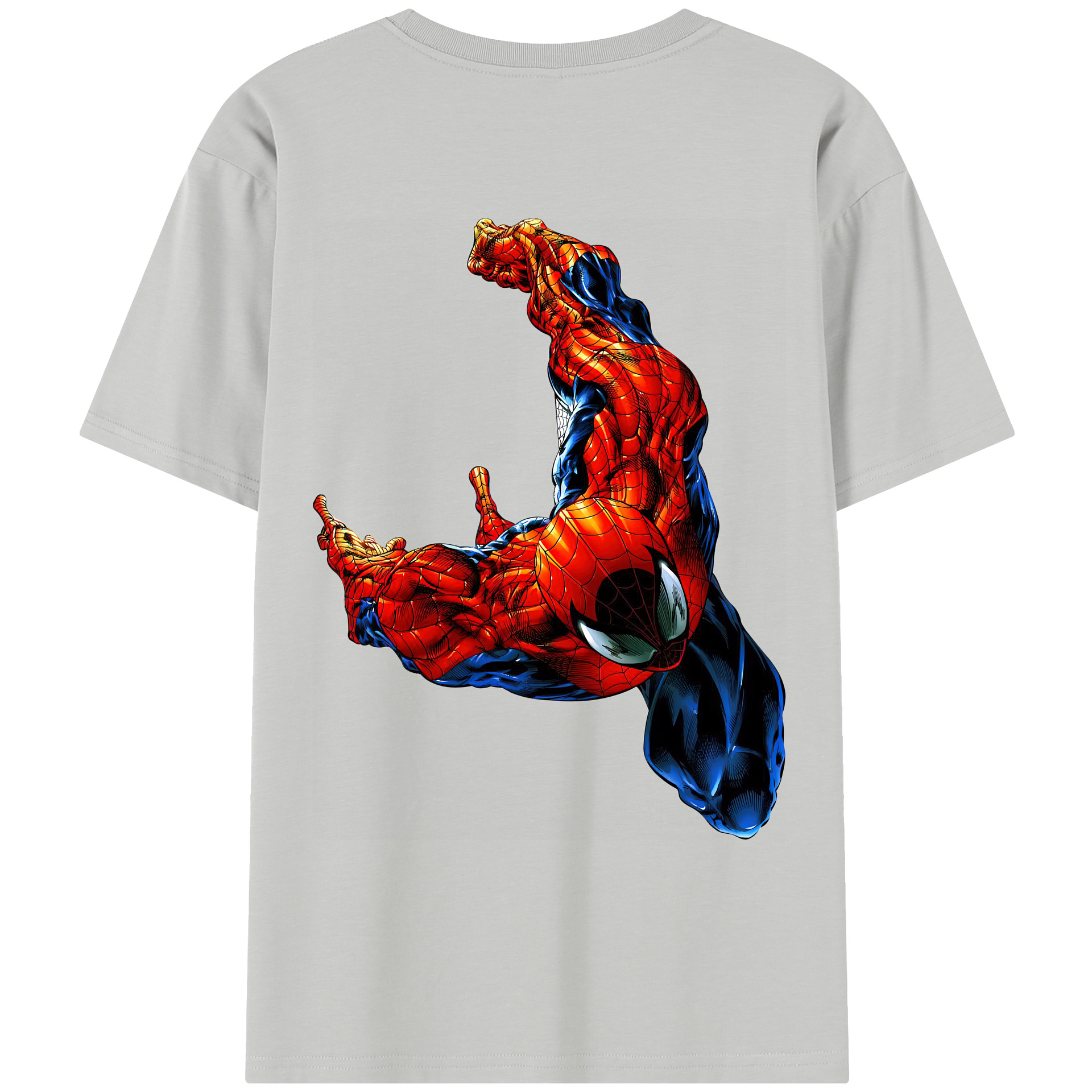 （画像用） Spider Man スパイダーマン レディース半袖Tシャツ(バックプリント)