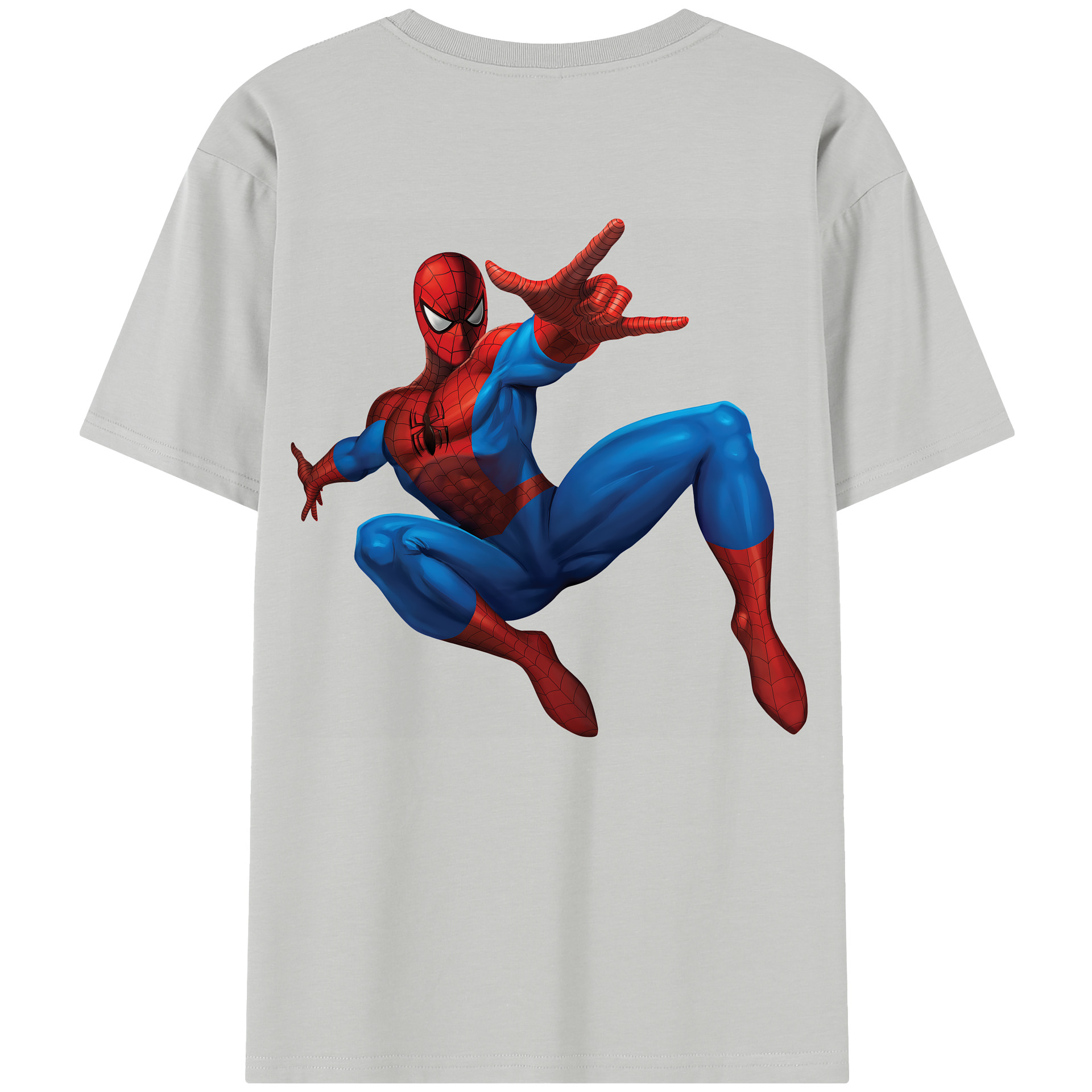 （画像用） Spider Man スパイダーマン レディース半袖Tシャツ(バックプリント)
