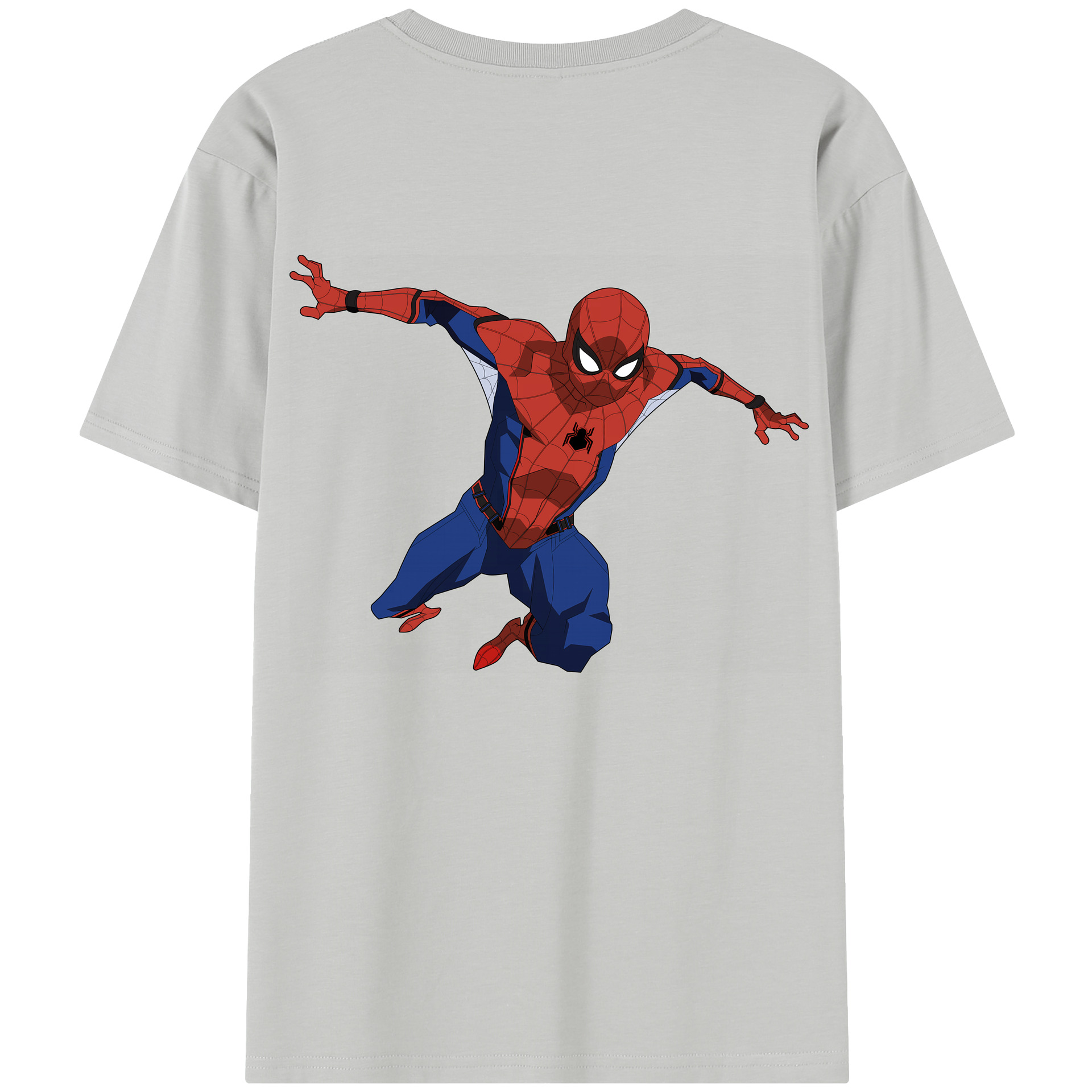 （画像用） Spider Man スパイダーマン レディース半袖Tシャツ(バックプリント)