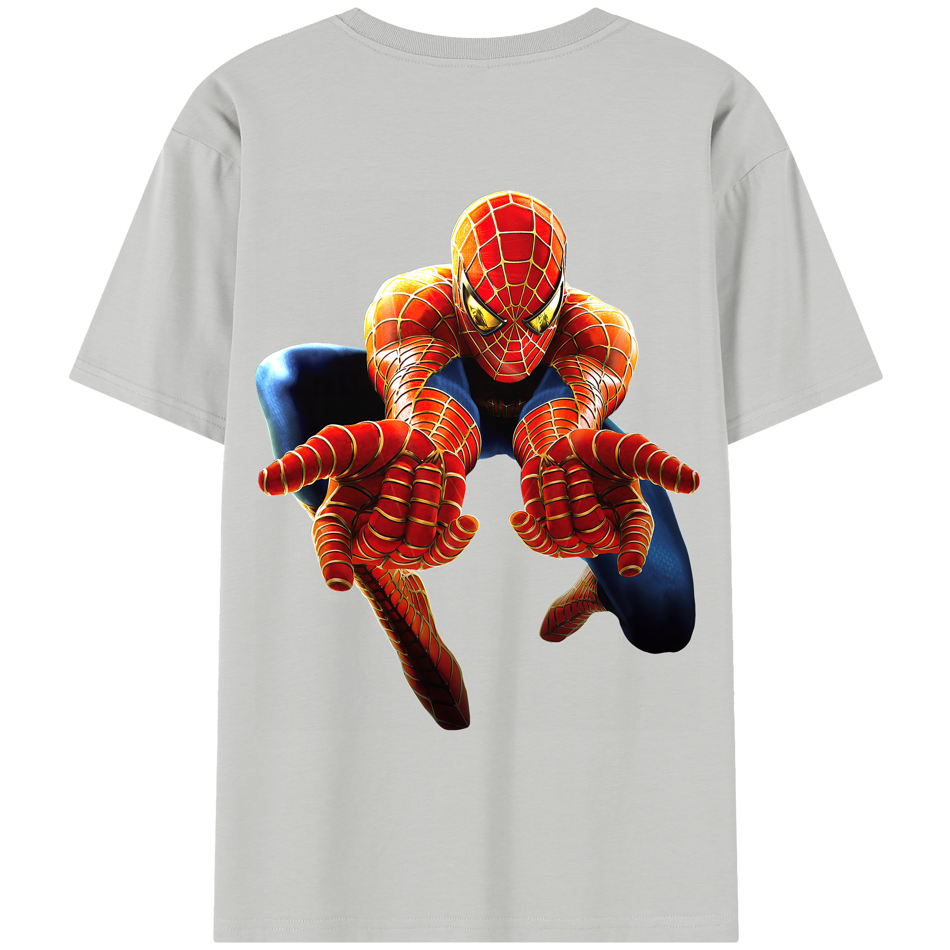 （画像用） Spider Man スパイダーマン レディース半袖Tシャツ(バックプリント)