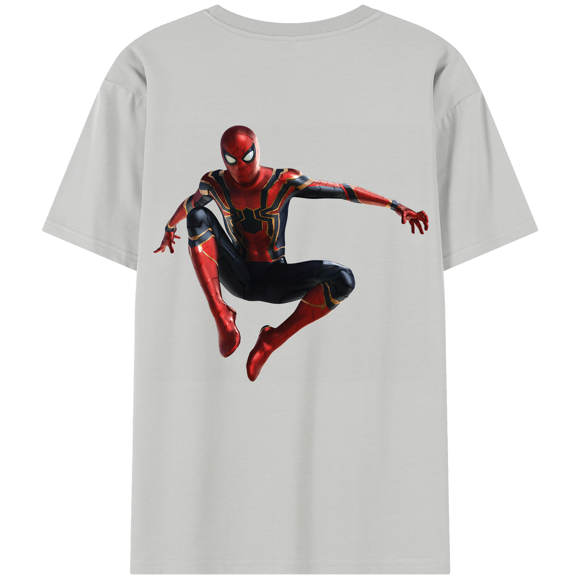 （画像用） Spider Man スパイダーマン レディース半袖Tシャツ(バックプリント)
