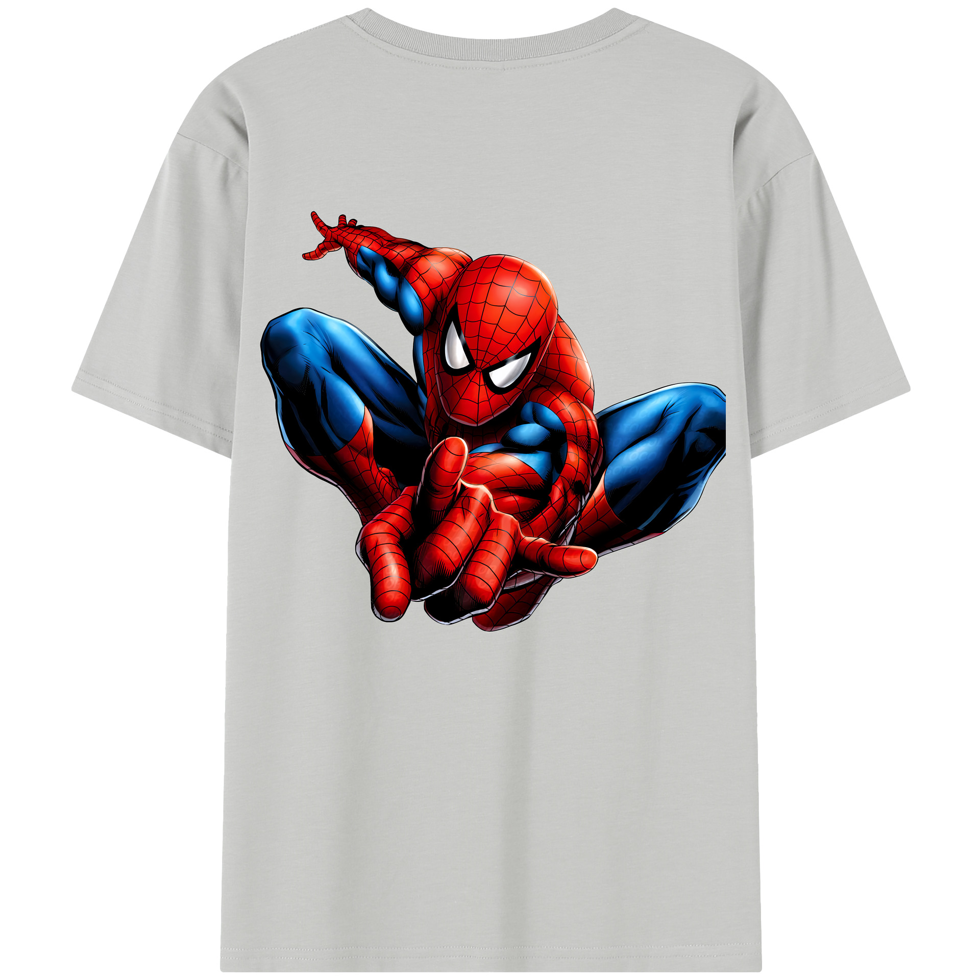 （画像用） Spider Man スパイダーマン レディース半袖Tシャツ(バックプリント)