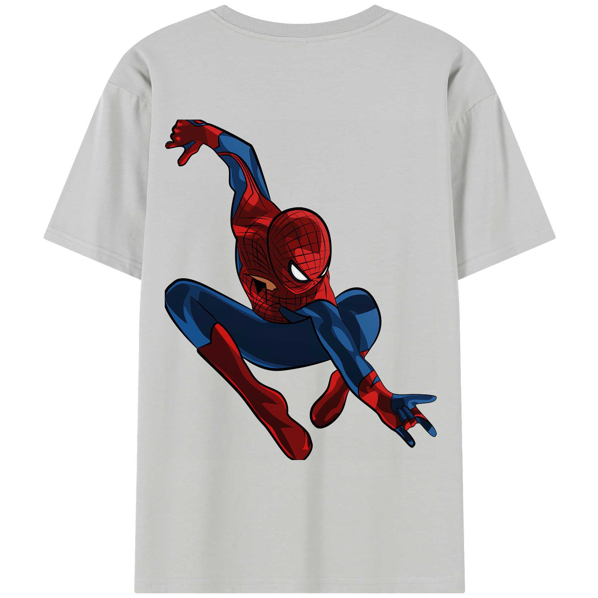 （画像用） Spider Man スパイダーマン レディース半袖Tシャツ(バックプリント)