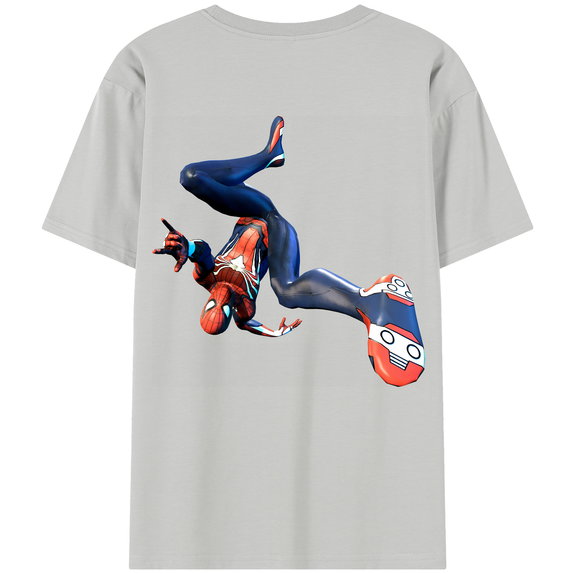 （画像用） Spider Man スパイダーマン レディース半袖Tシャツ(バックプリント)