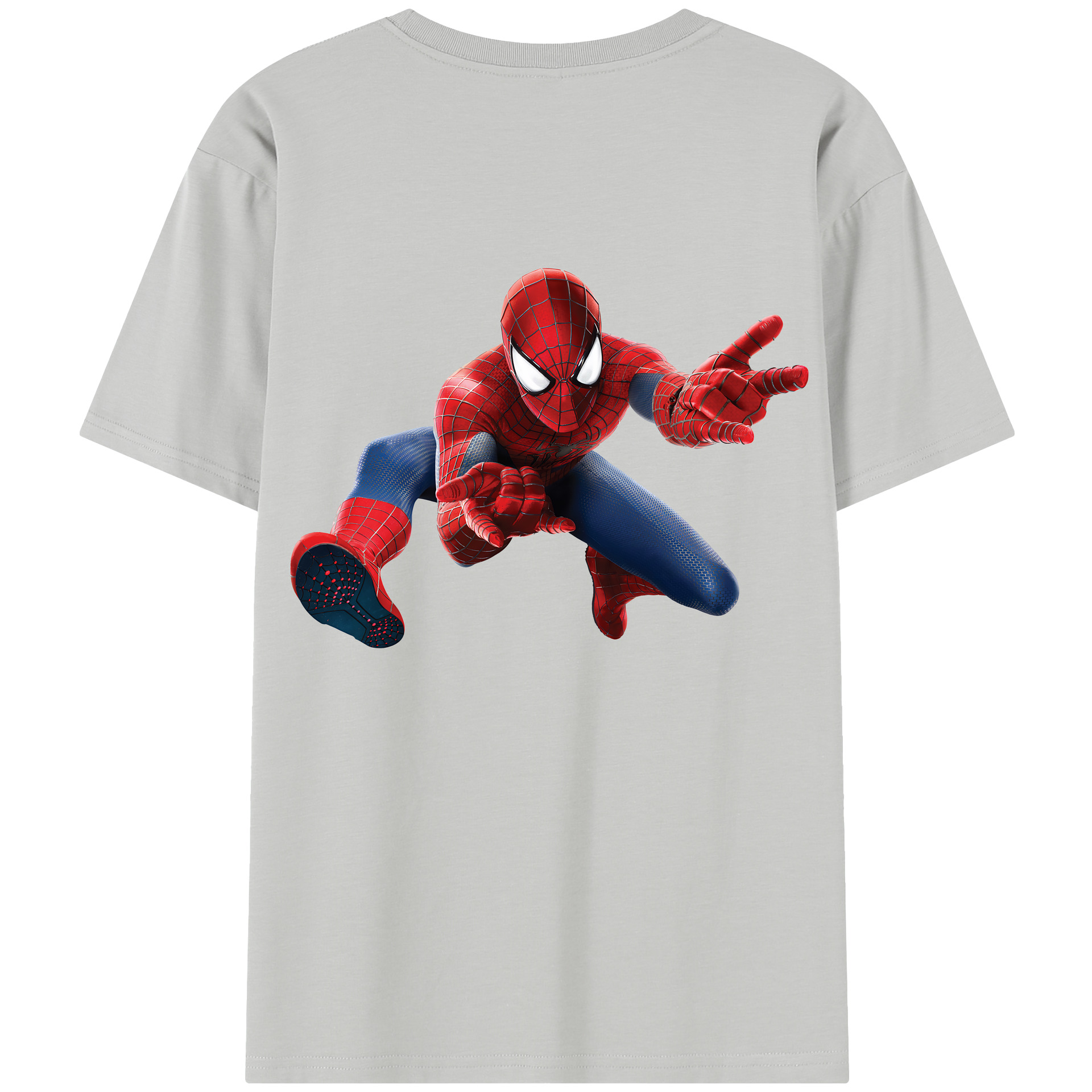 （画像用） Spider Man スパイダーマン レディース半袖Tシャツ(バックプリント)