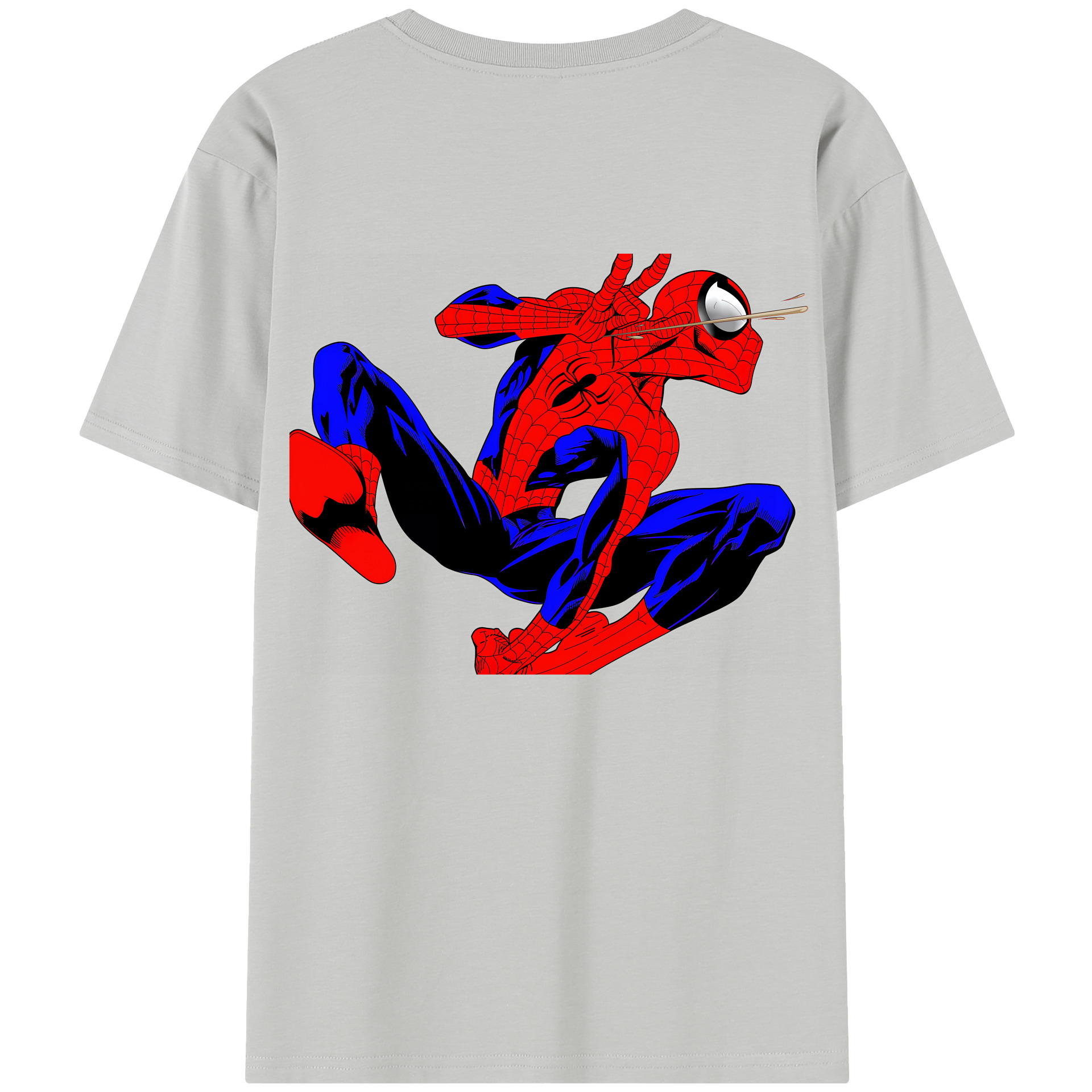 （画像用） Spider Man スパイダーマン レディース半袖Tシャツ(バックプリント)