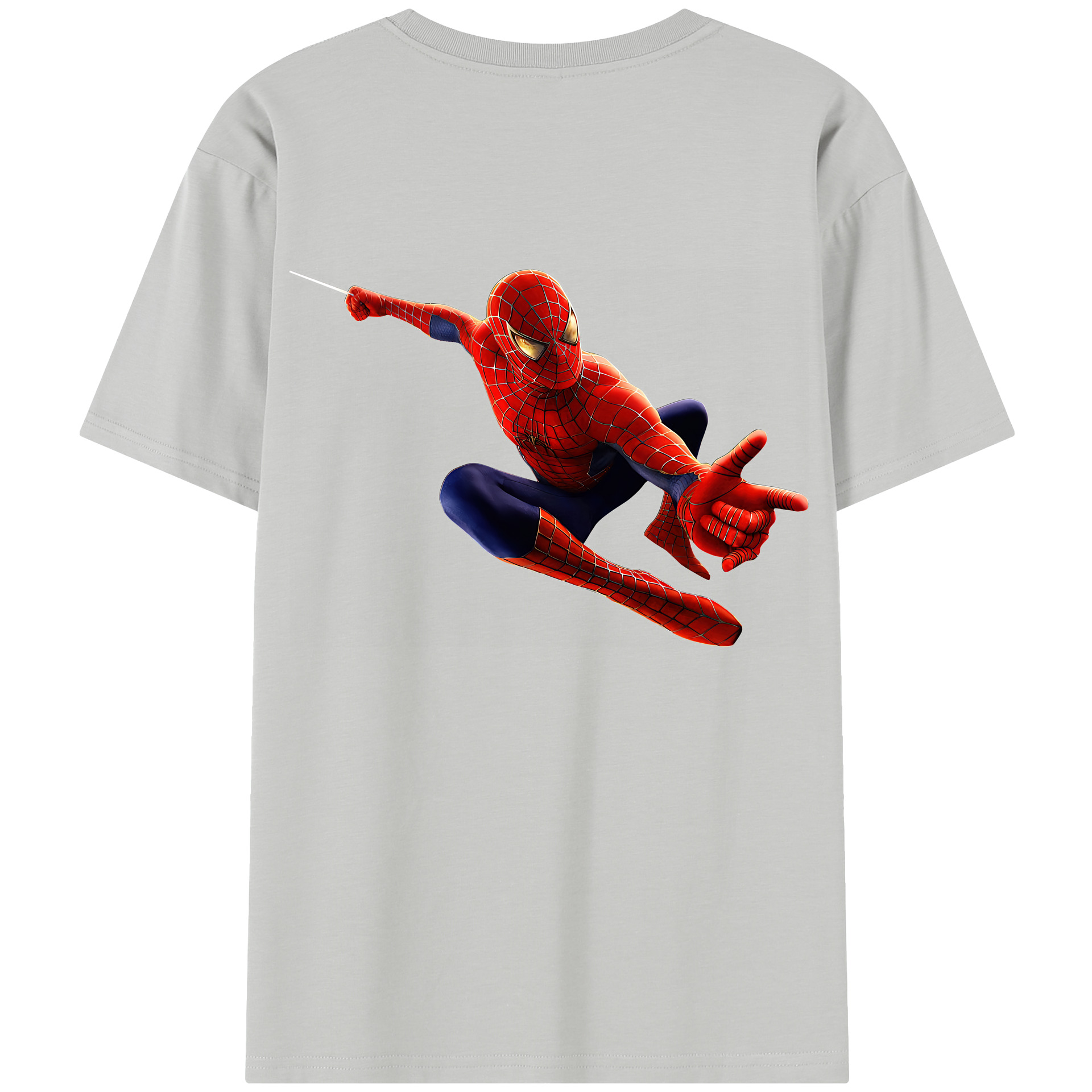 （画像用） Spider Man スパイダーマン レディース半袖Tシャツ(バックプリント)