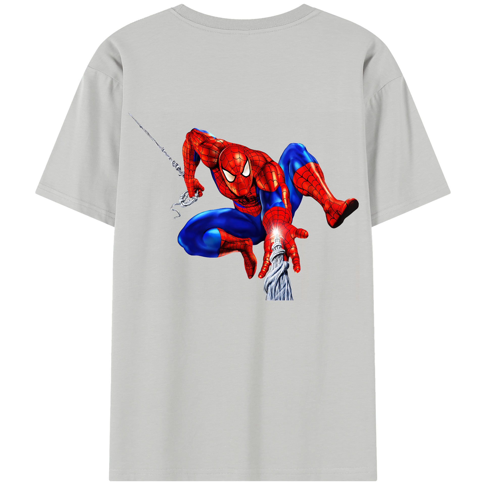 （画像用） Spider Man スパイダーマン レディース半袖Tシャツ(バックプリント)