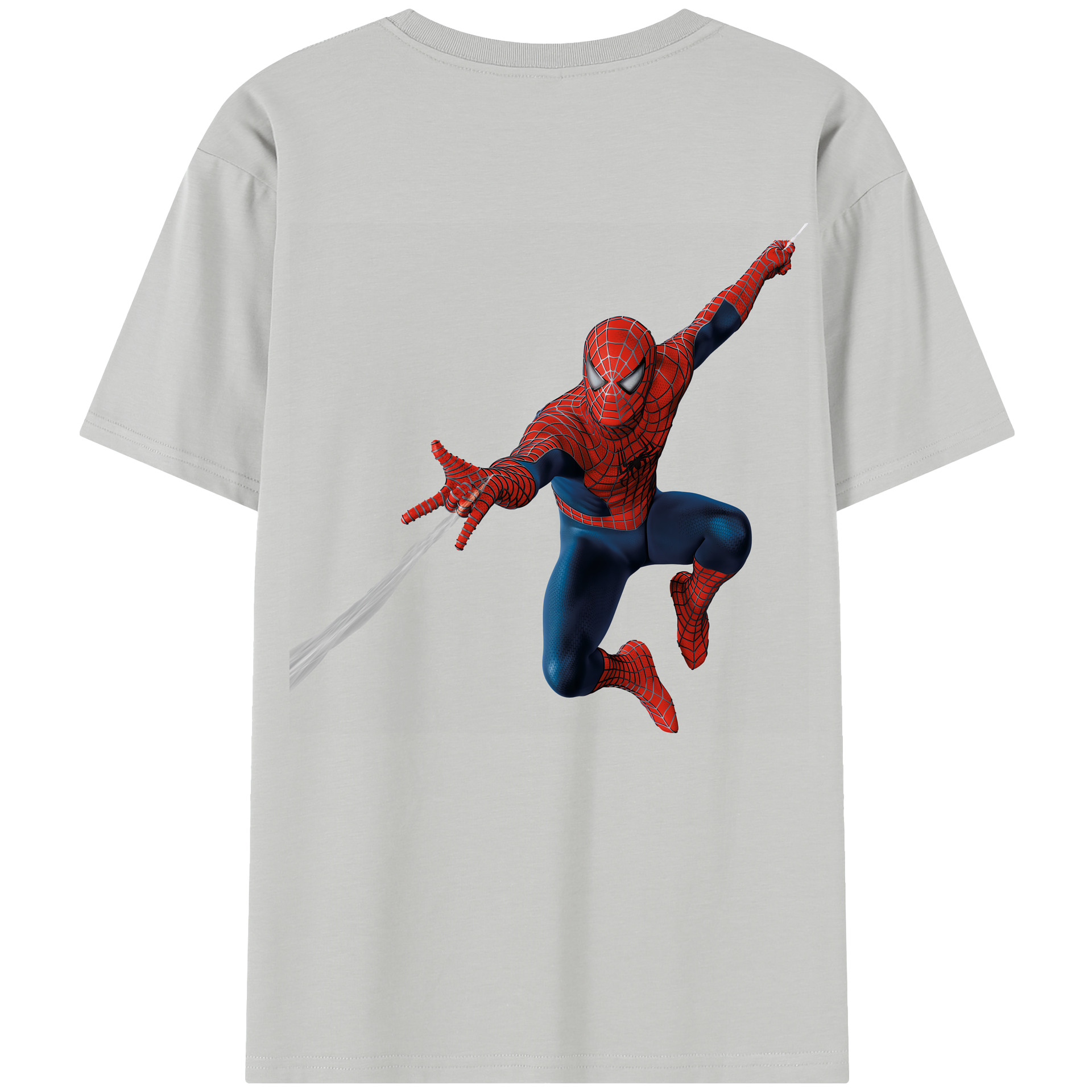 （画像用） Spider Man スパイダーマン レディース半袖Tシャツ(バックプリント)