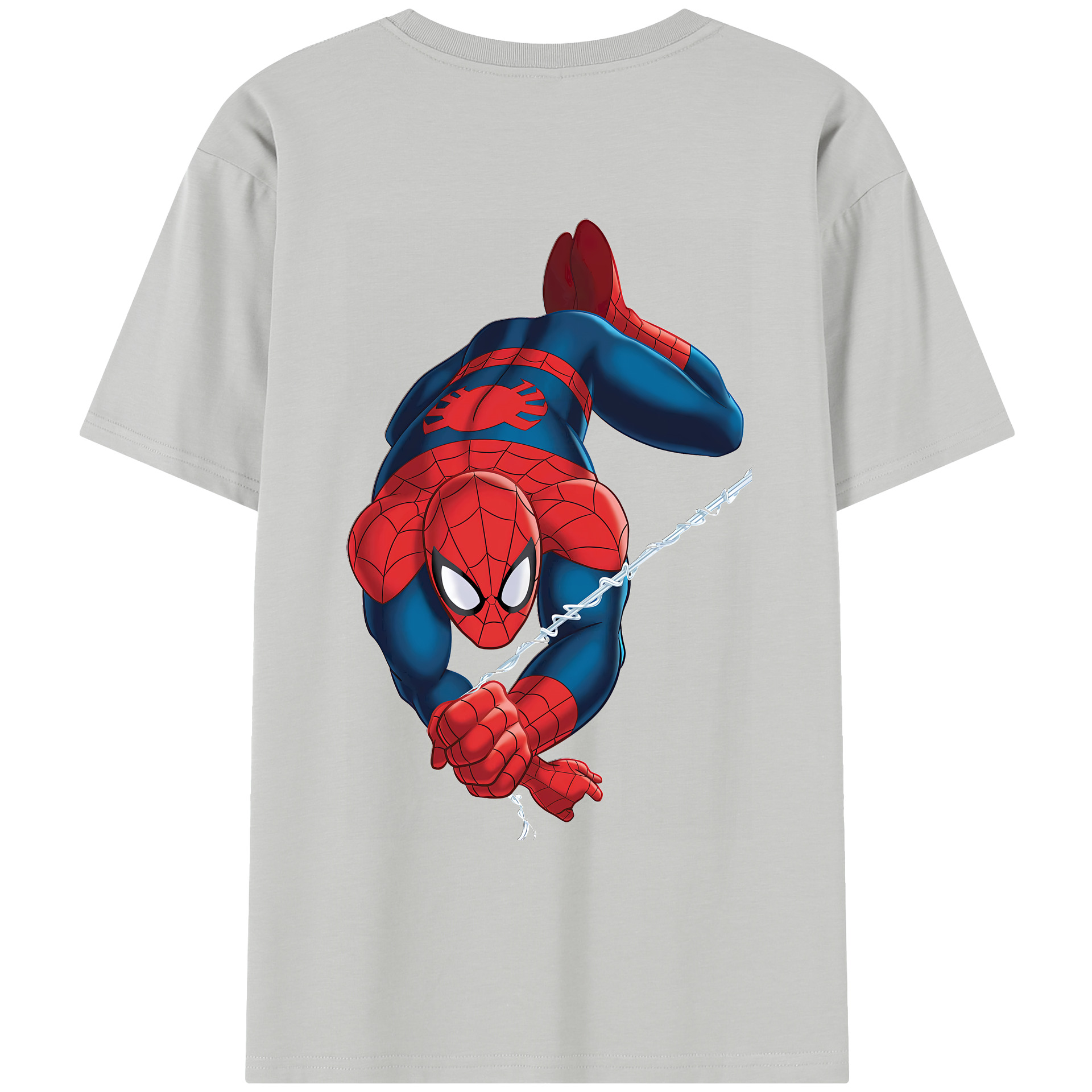 （画像用） Spider Man スパイダーマン レディース半袖Tシャツ(バックプリント)