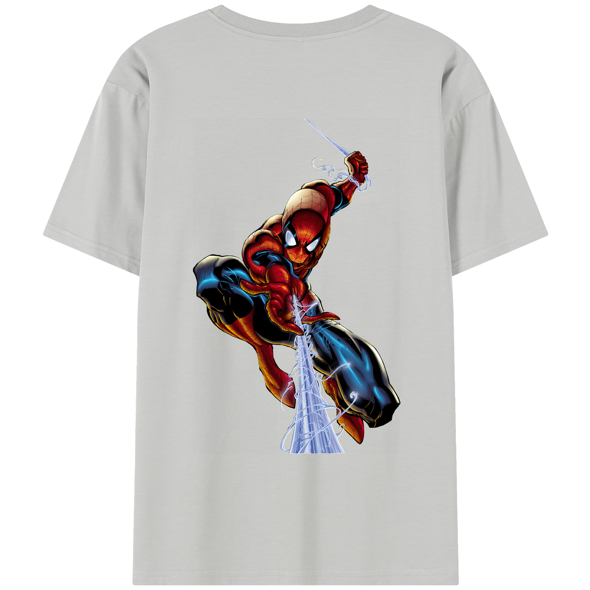 （画像用） Spider Man スパイダーマン レディース半袖Tシャツ(バックプリント)