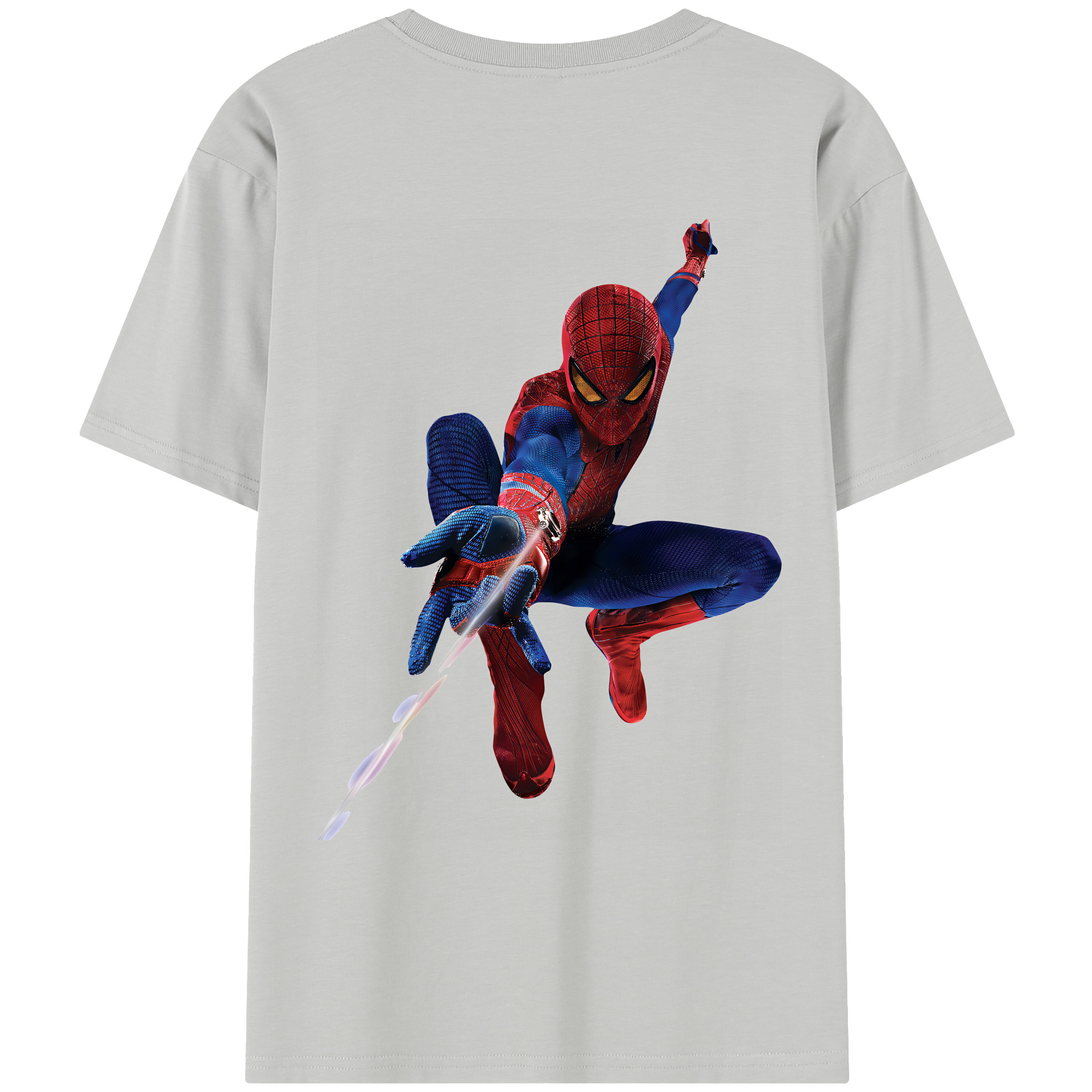（画像用） Spider Man スパイダーマン レディース半袖Tシャツ(バックプリント)