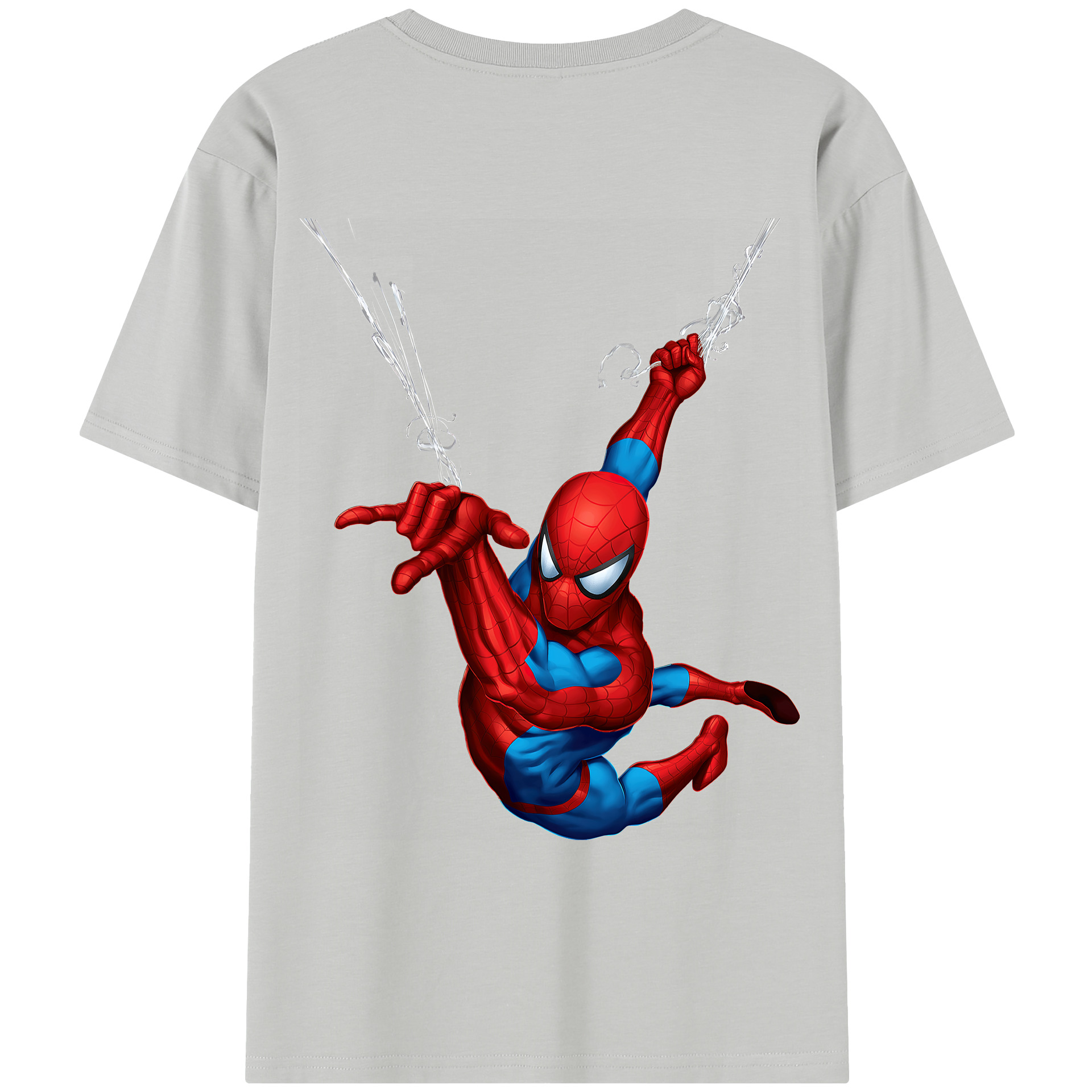 （画像用） Spider Man スパイダーマン レディース半袖Tシャツ(バックプリント)