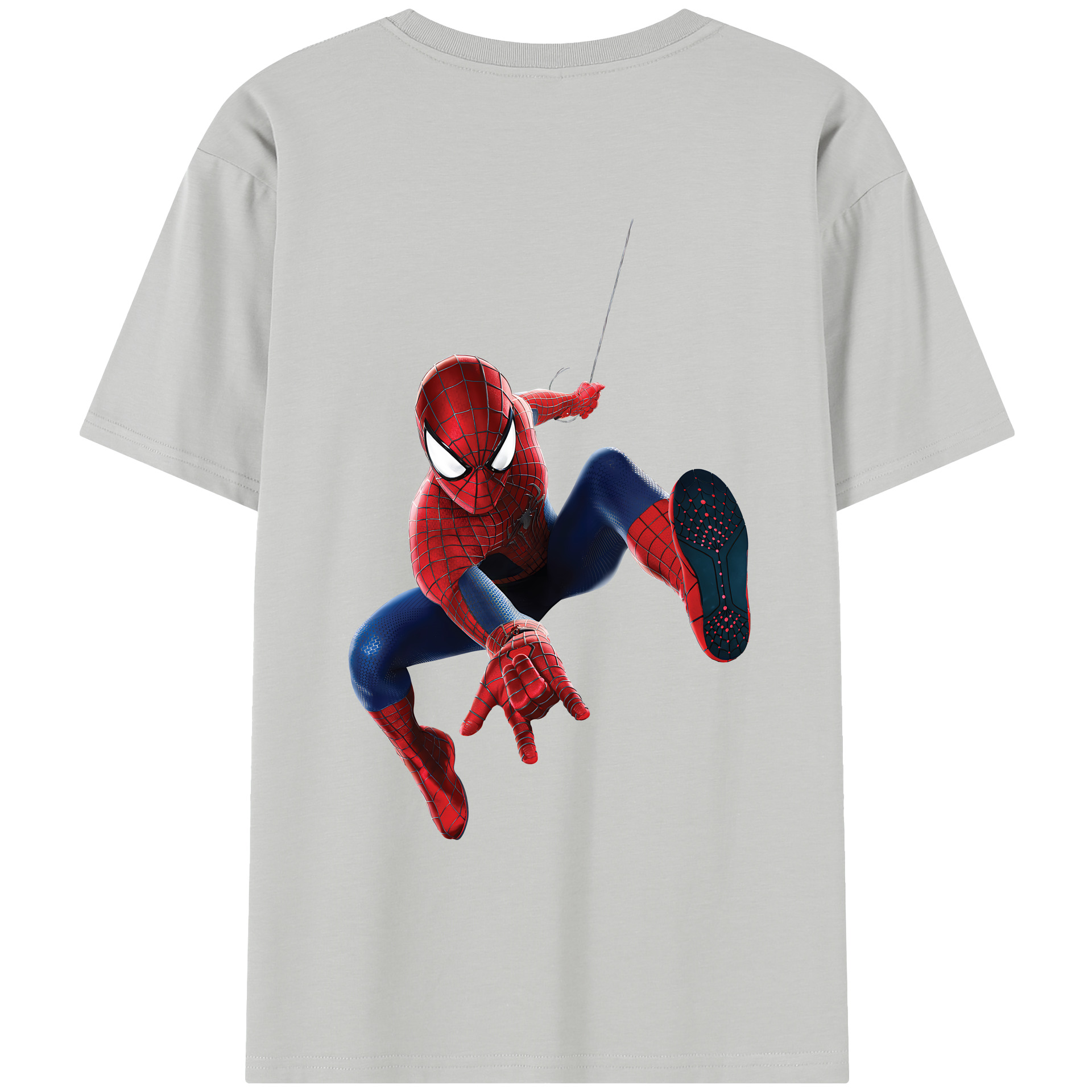 （画像用） Spider Man スパイダーマン レディース半袖Tシャツ(バックプリント)