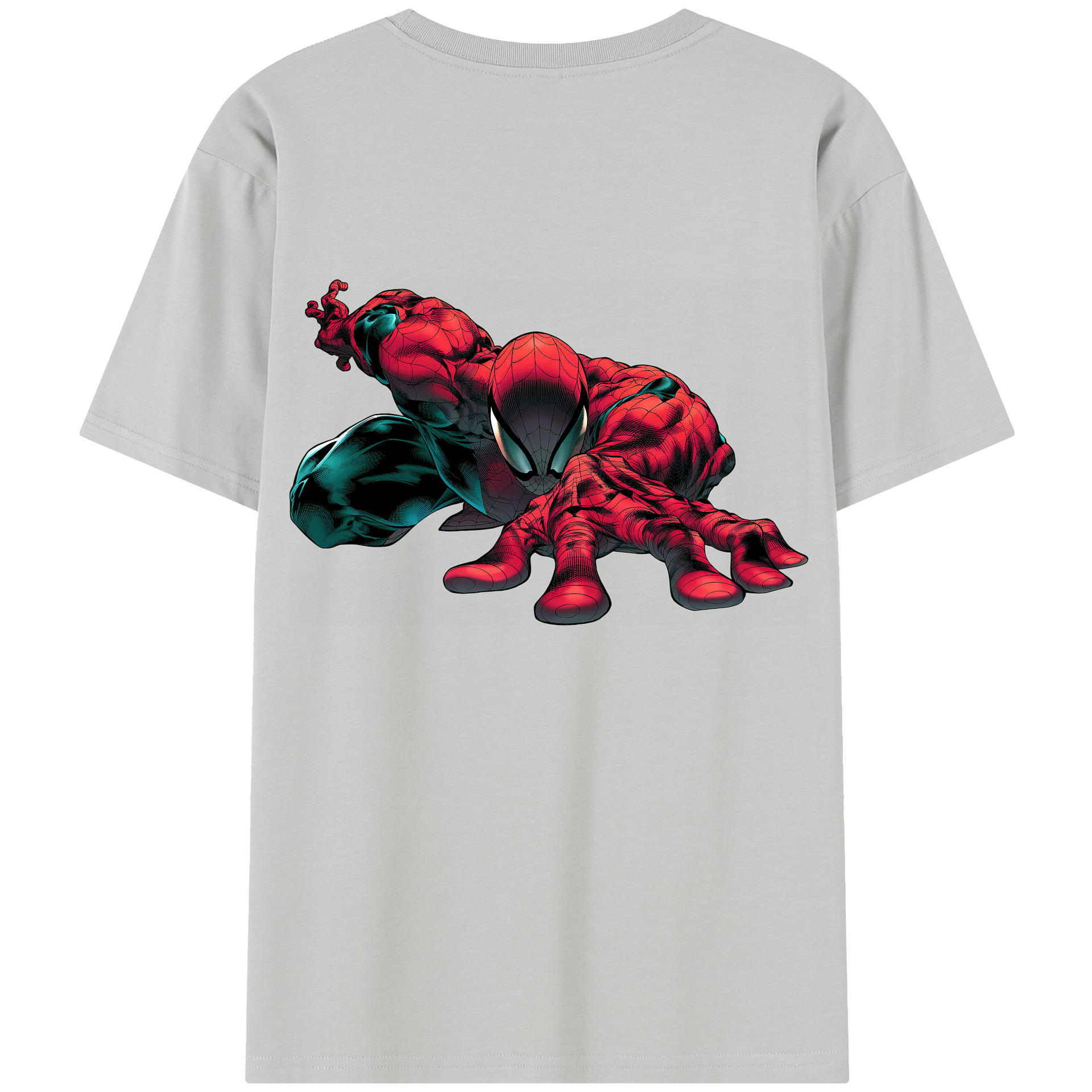 （画像用） Spider Man スパイダーマン レディース半袖Tシャツ(バックプリント)