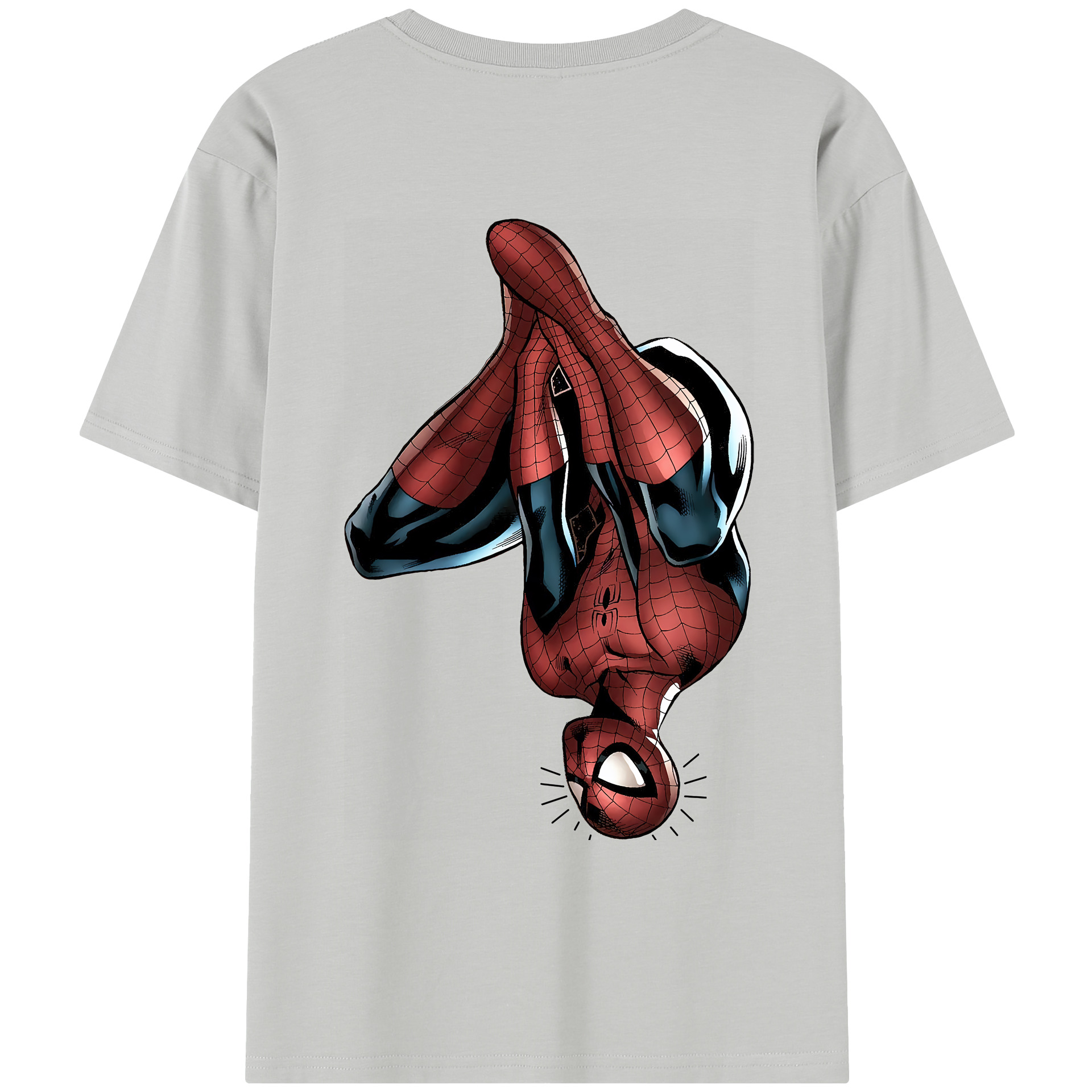 （画像用） Spider Man スパイダーマン レディース半袖Tシャツ(バックプリント)