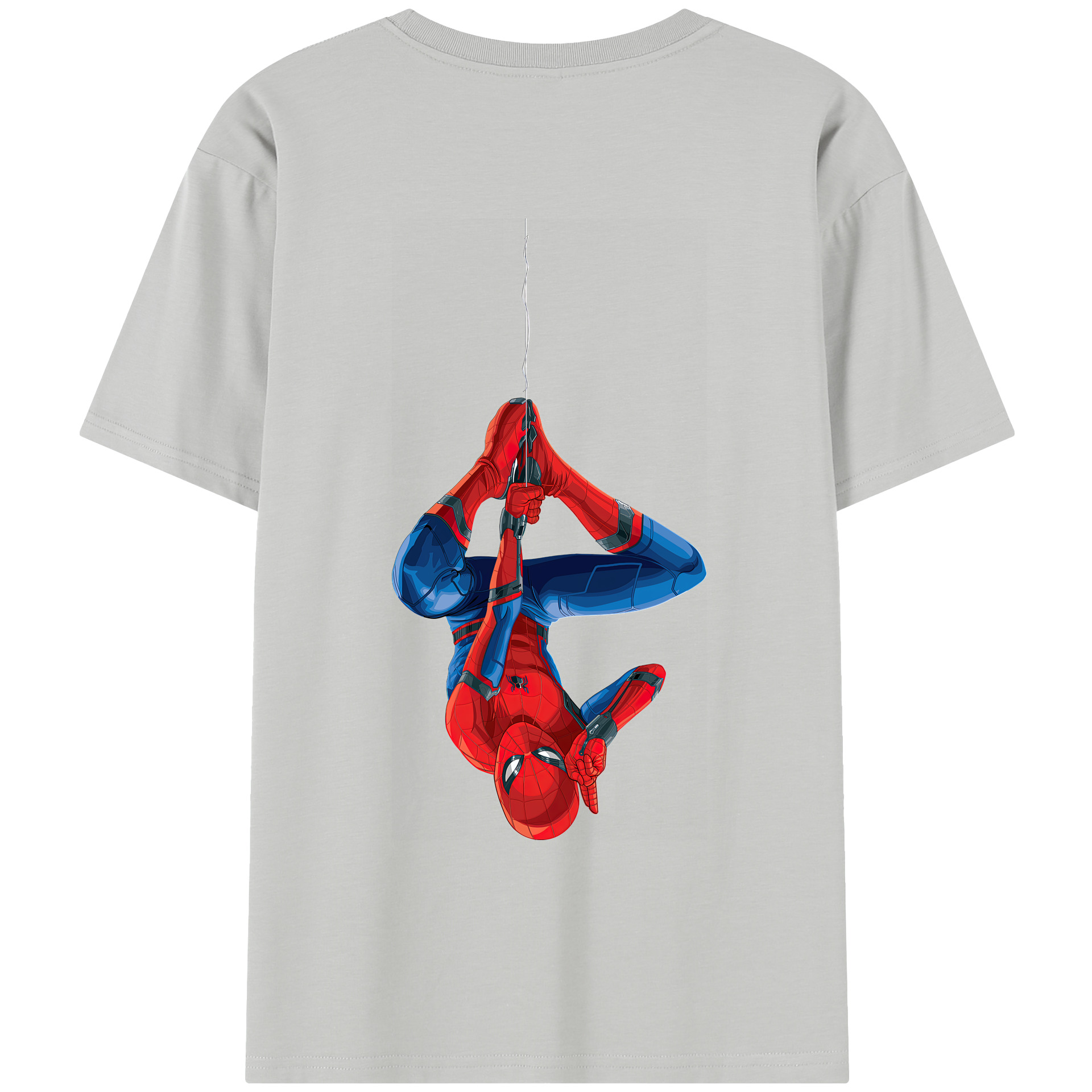 （画像用） Spider Man スパイダーマン レディース半袖Tシャツ(バックプリント)