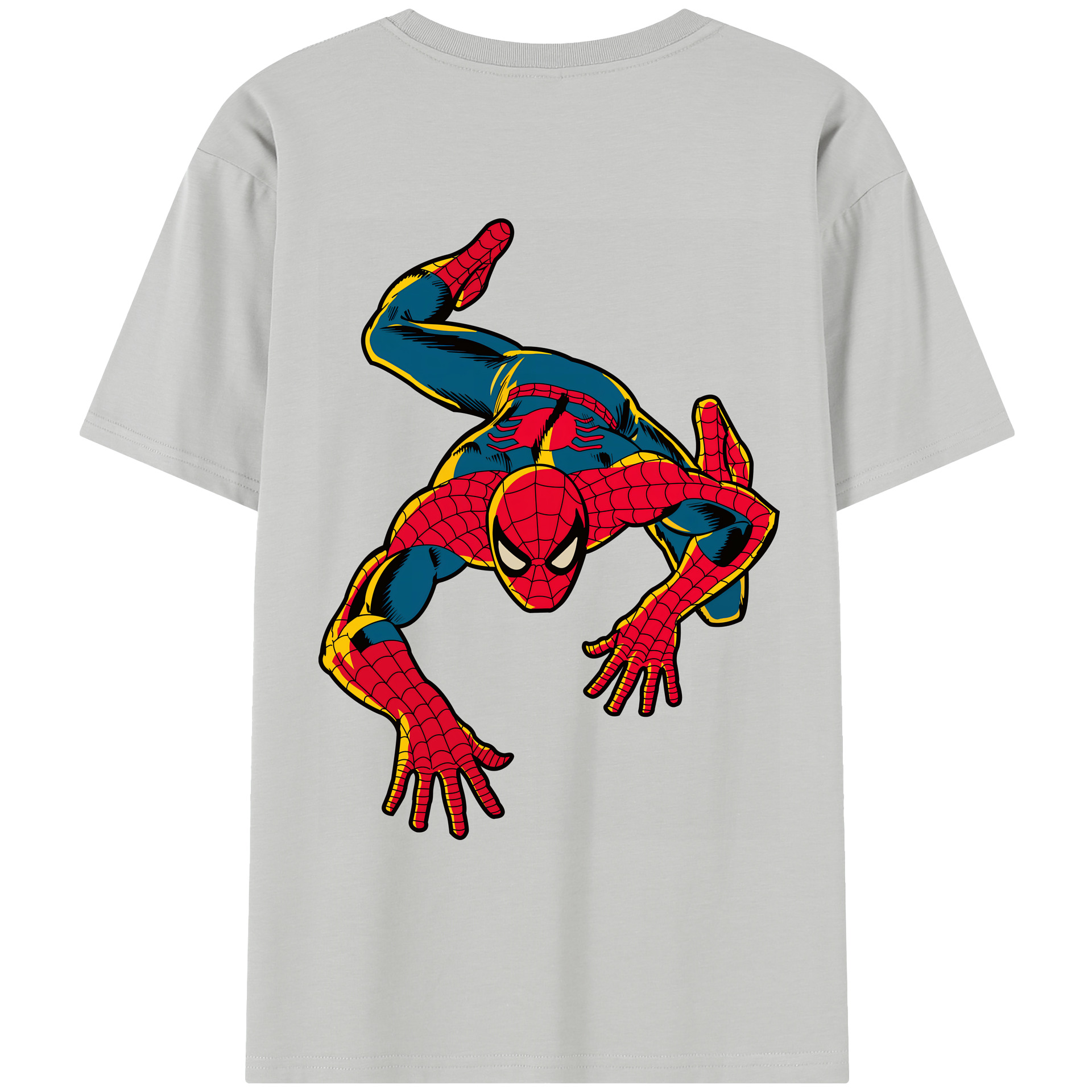 （画像用） Spider Man スパイダーマン レディース半袖Tシャツ(バックプリント)