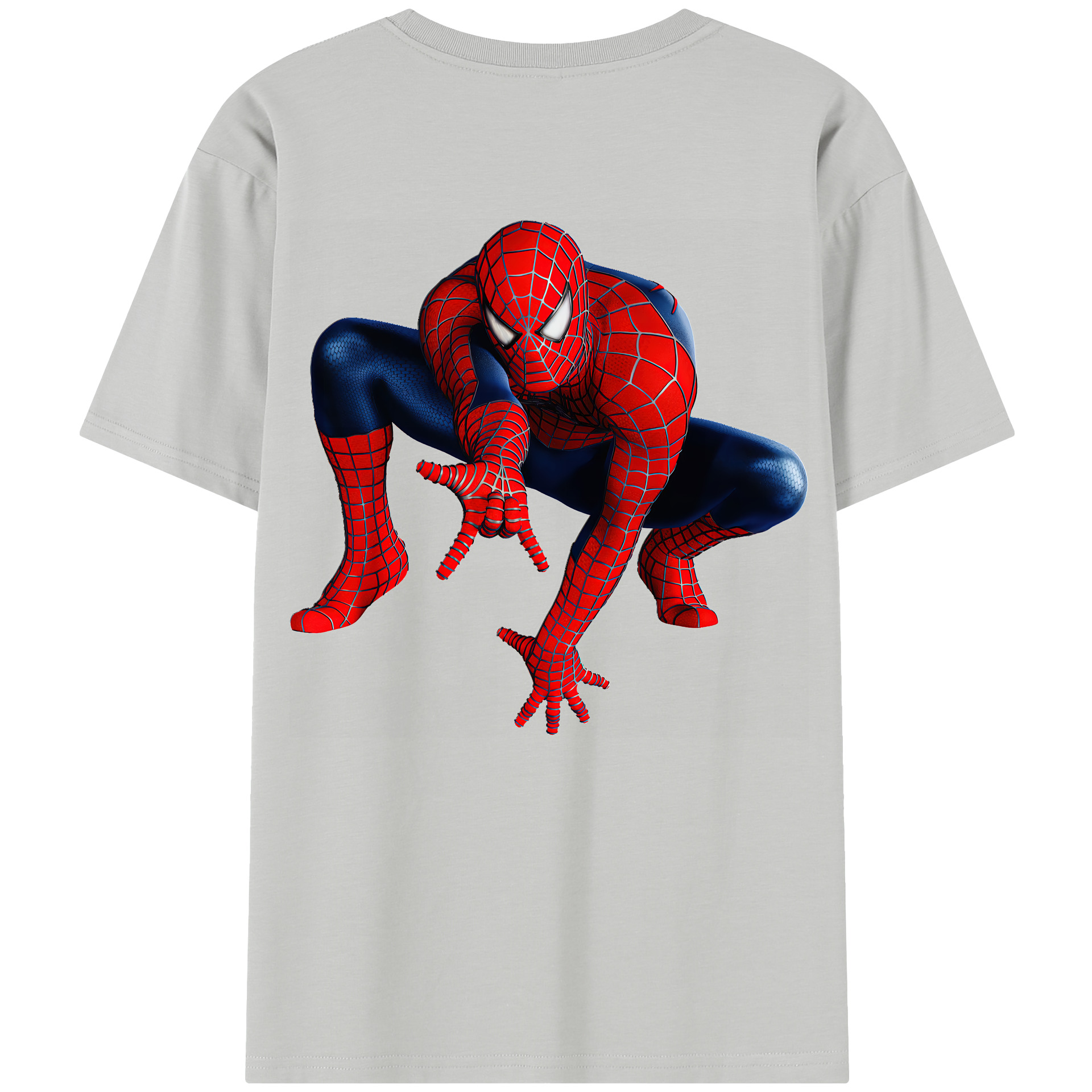 （画像用） Spider Man スパイダーマン レディース半袖Tシャツ(バックプリント)