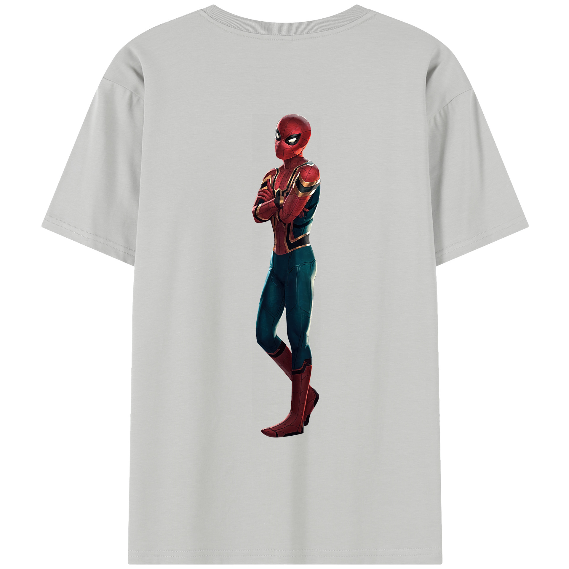 （画像用） Spider Man スパイダーマン レディース半袖Tシャツ(バックプリント)