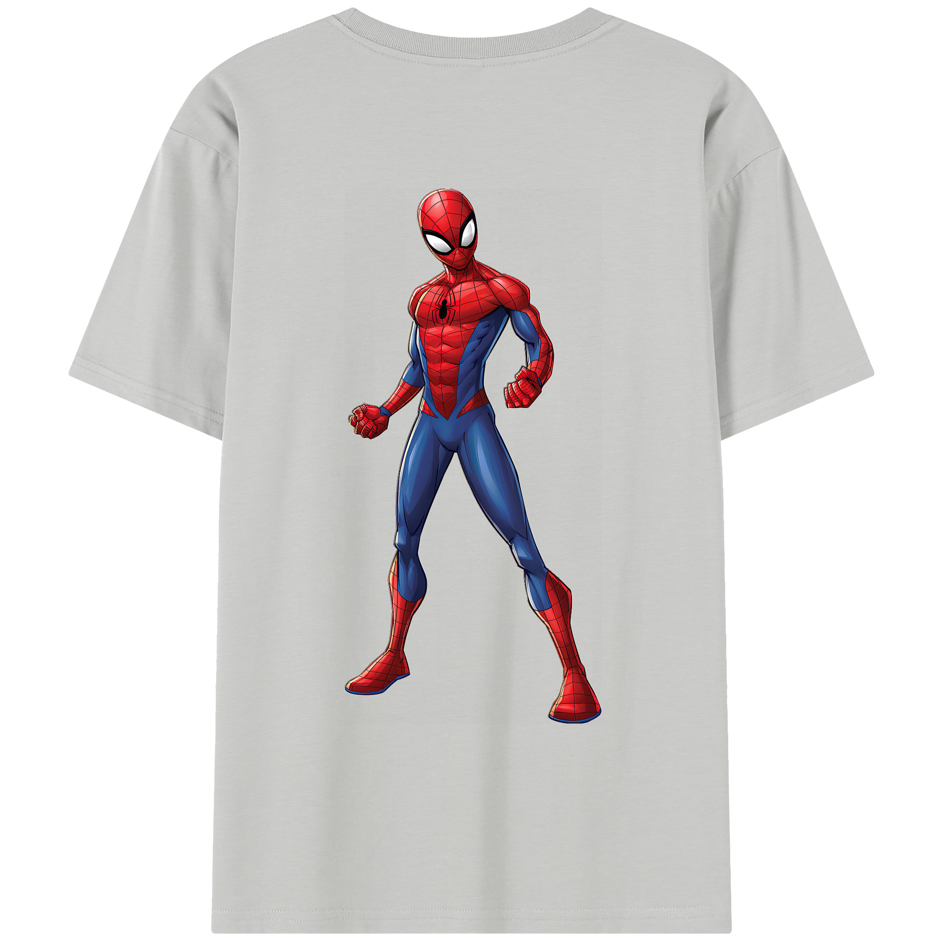 （画像用） Spider Man スパイダーマン レディース半袖Tシャツ(バックプリント)
