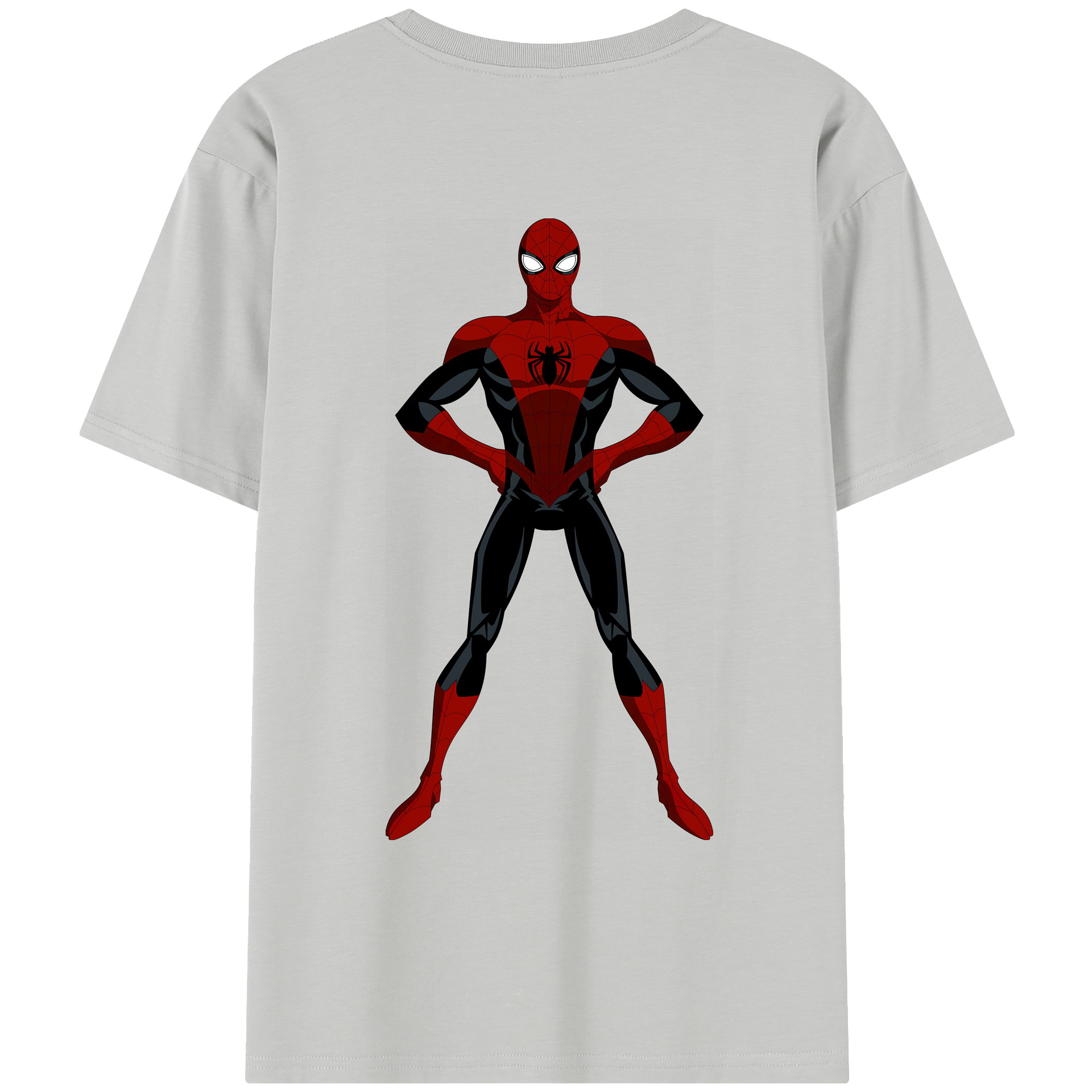 （画像用） Spider Man スパイダーマン レディース半袖Tシャツ(バックプリント)
