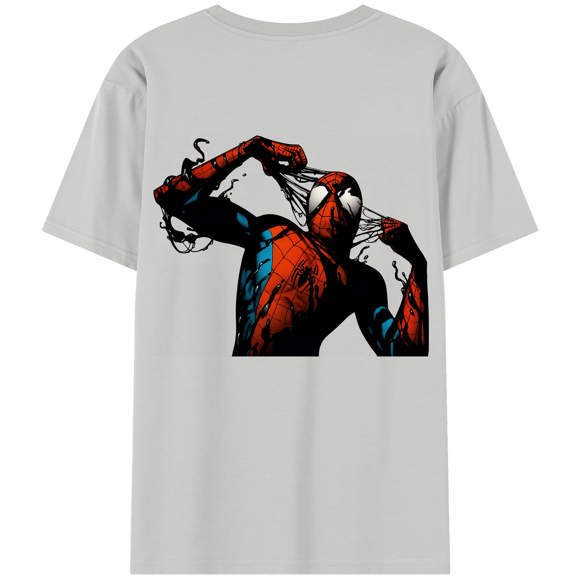 （画像用） Spider Man スパイダーマン レディース半袖Tシャツ(バックプリント)