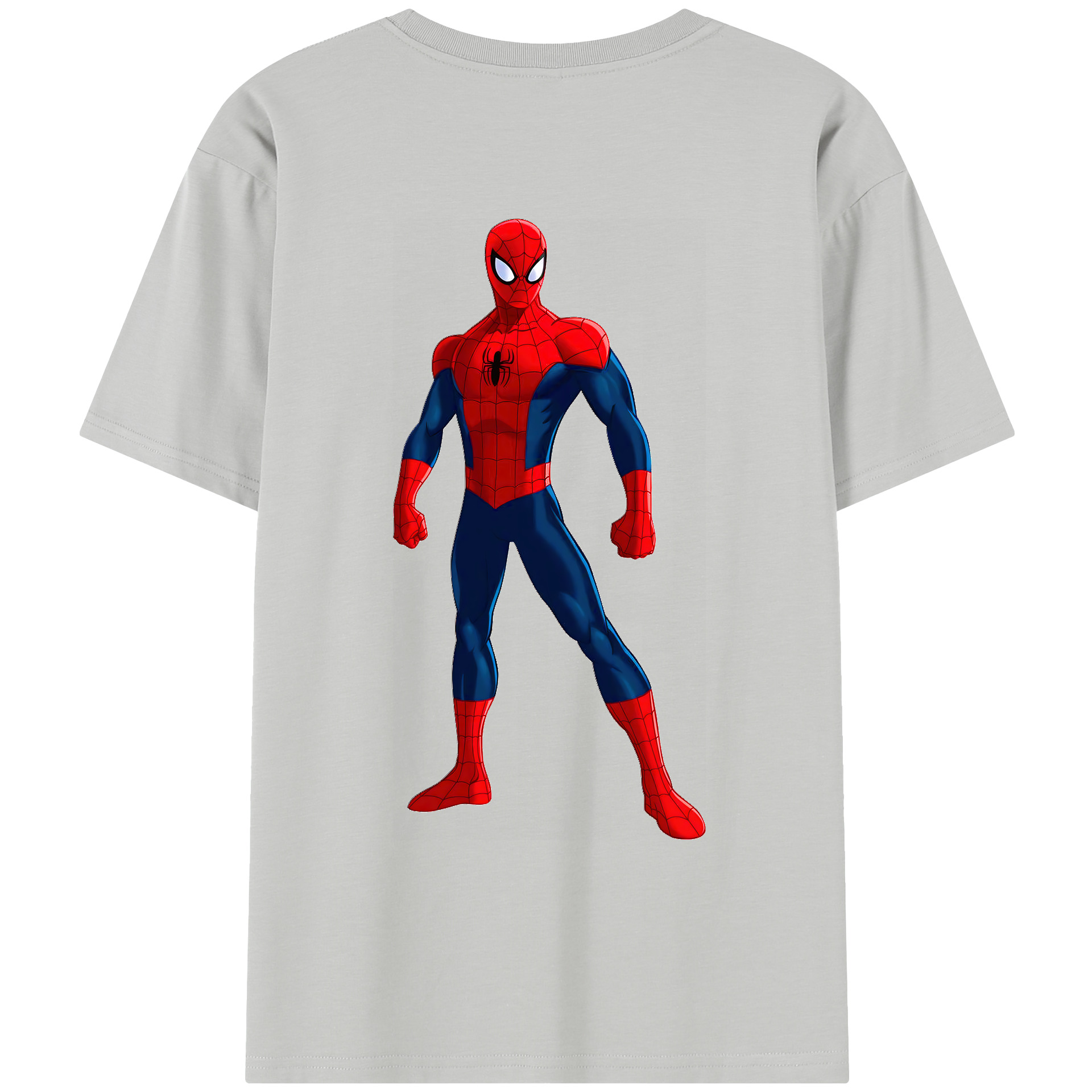 （画像用） Spider Man スパイダーマン レディース半袖Tシャツ(バックプリント)