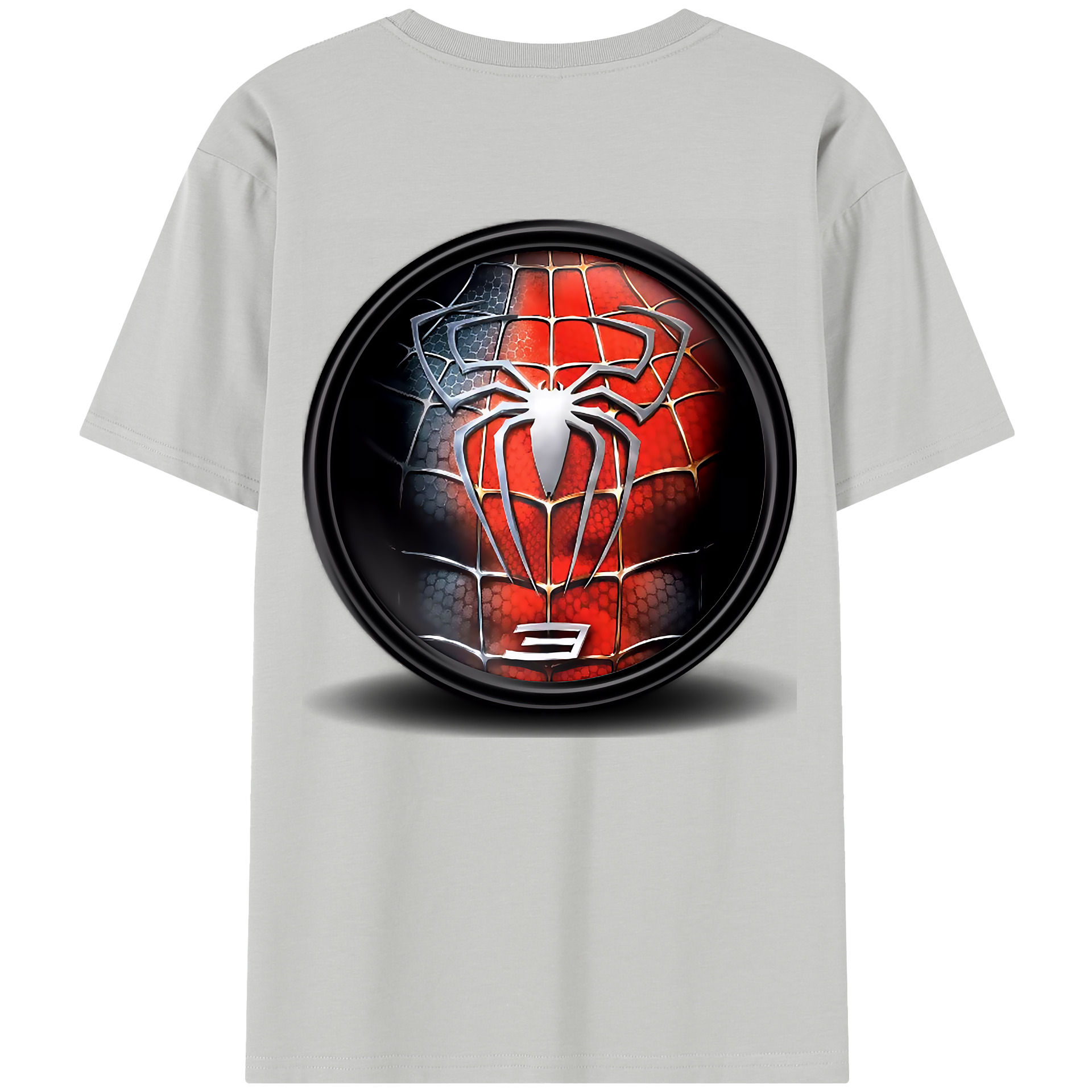 （画像用） Spider Man スパイダーマン レディース半袖Tシャツ(バックプリント)