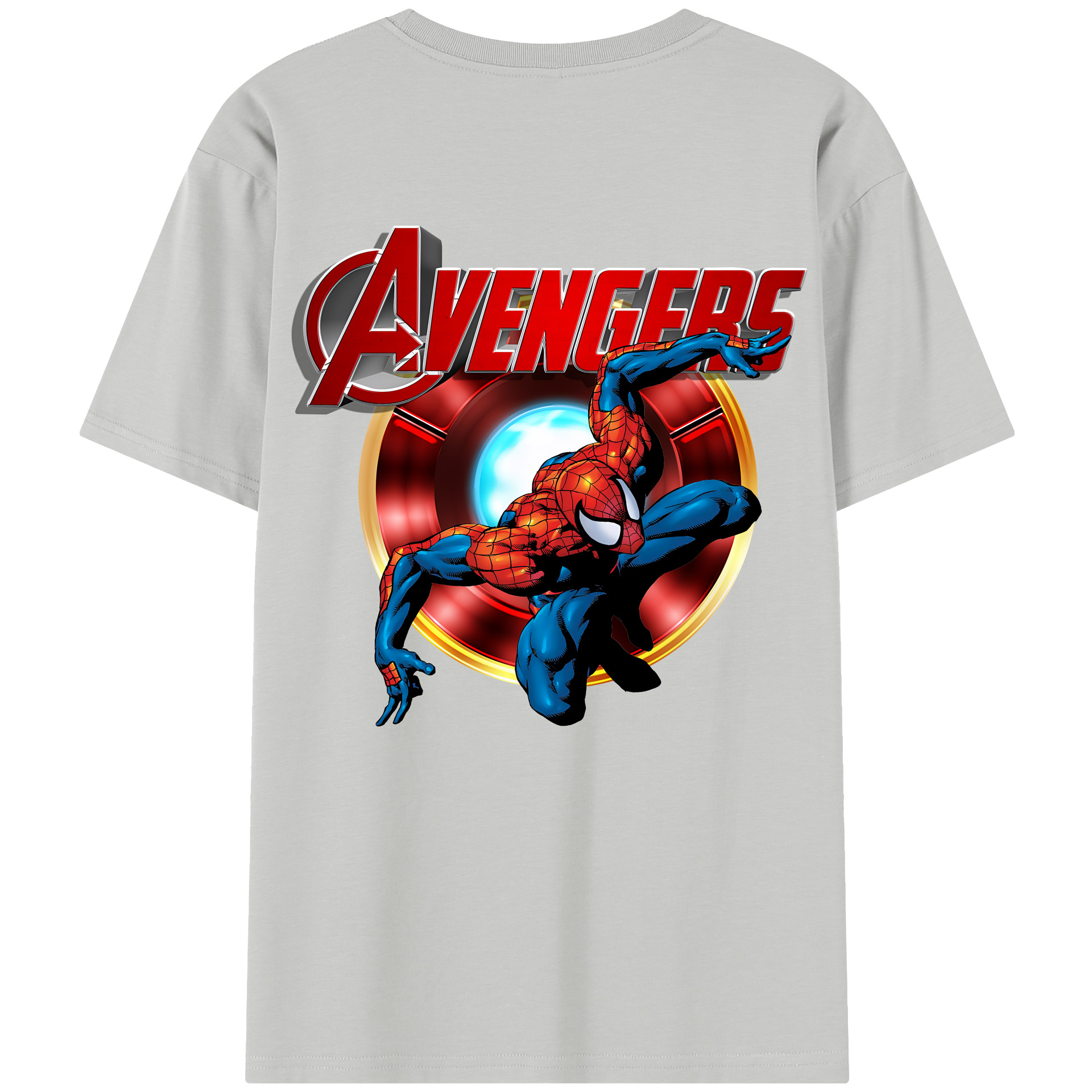 （画像用） Spider Man スパイダーマン レディース半袖Tシャツ(バックプリント)