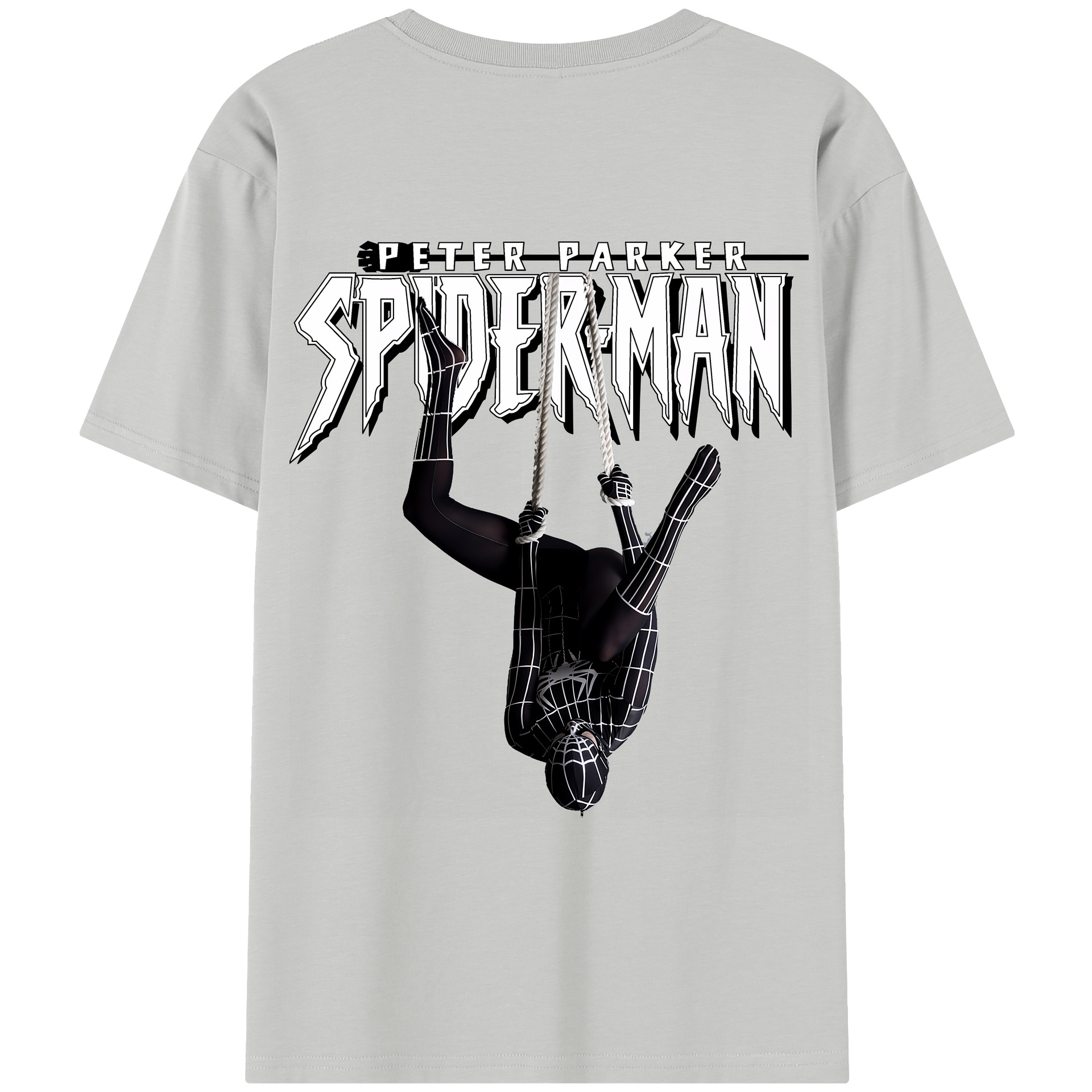 （画像用） Spider Man スパイダーマン レディース半袖Tシャツ(バックプリント)