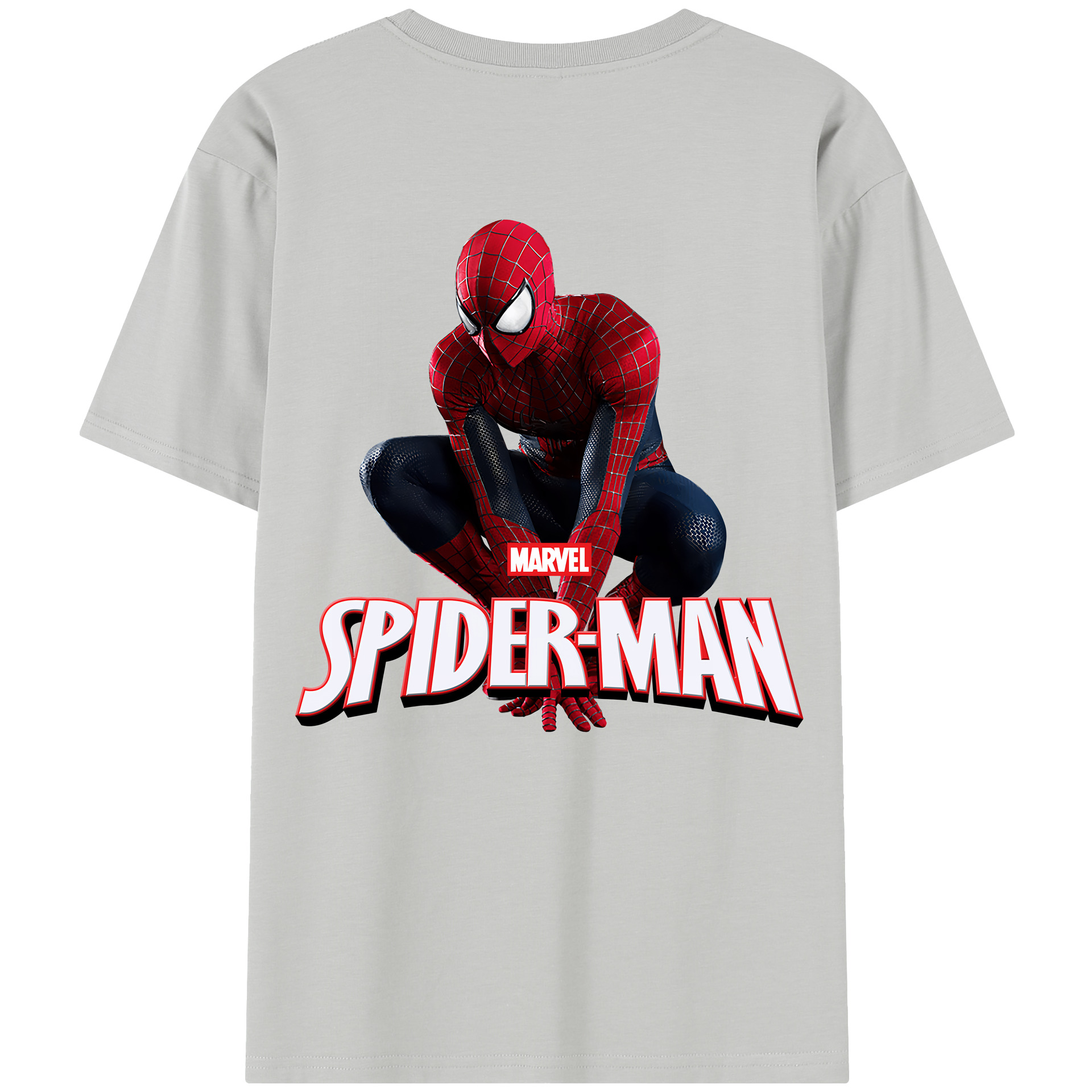 （画像用） Spider Man スパイダーマン レディース半袖Tシャツ(バックプリント)