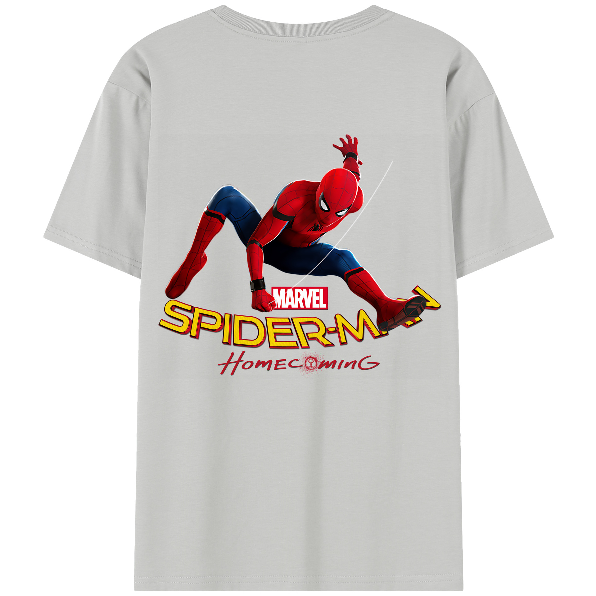 （画像用） Spider Man スパイダーマン レディース半袖Tシャツ(バックプリント)