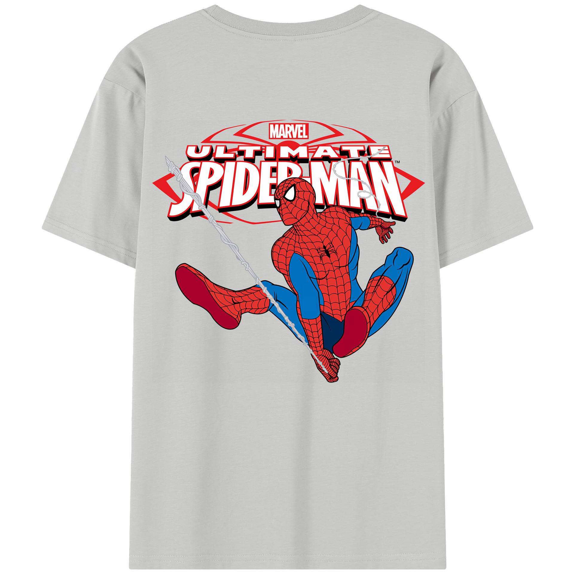 （画像用） Spider Man スパイダーマン レディース半袖Tシャツ(バックプリント)
