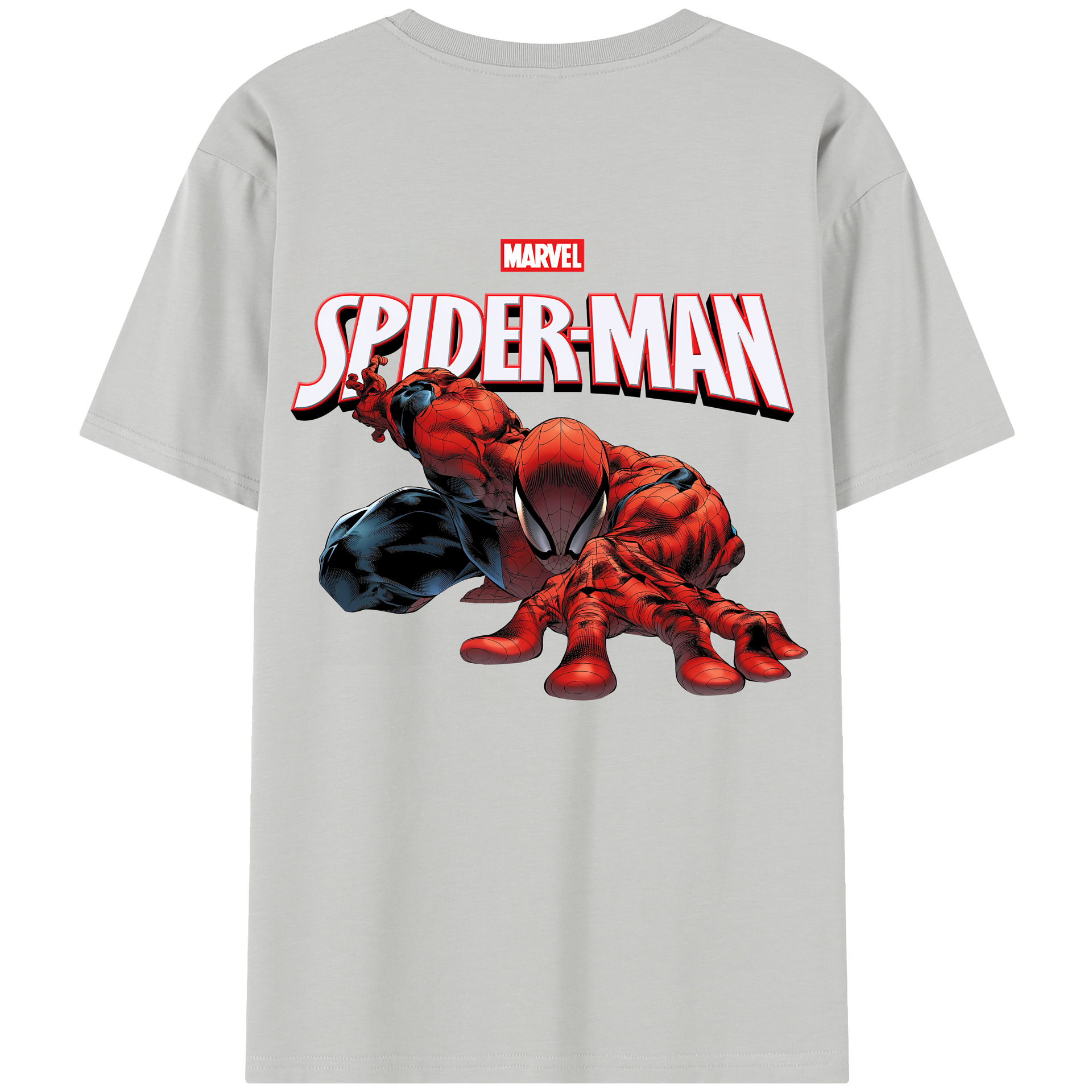 （画像用） Spider Man スパイダーマン レディース半袖Tシャツ(バックプリント)