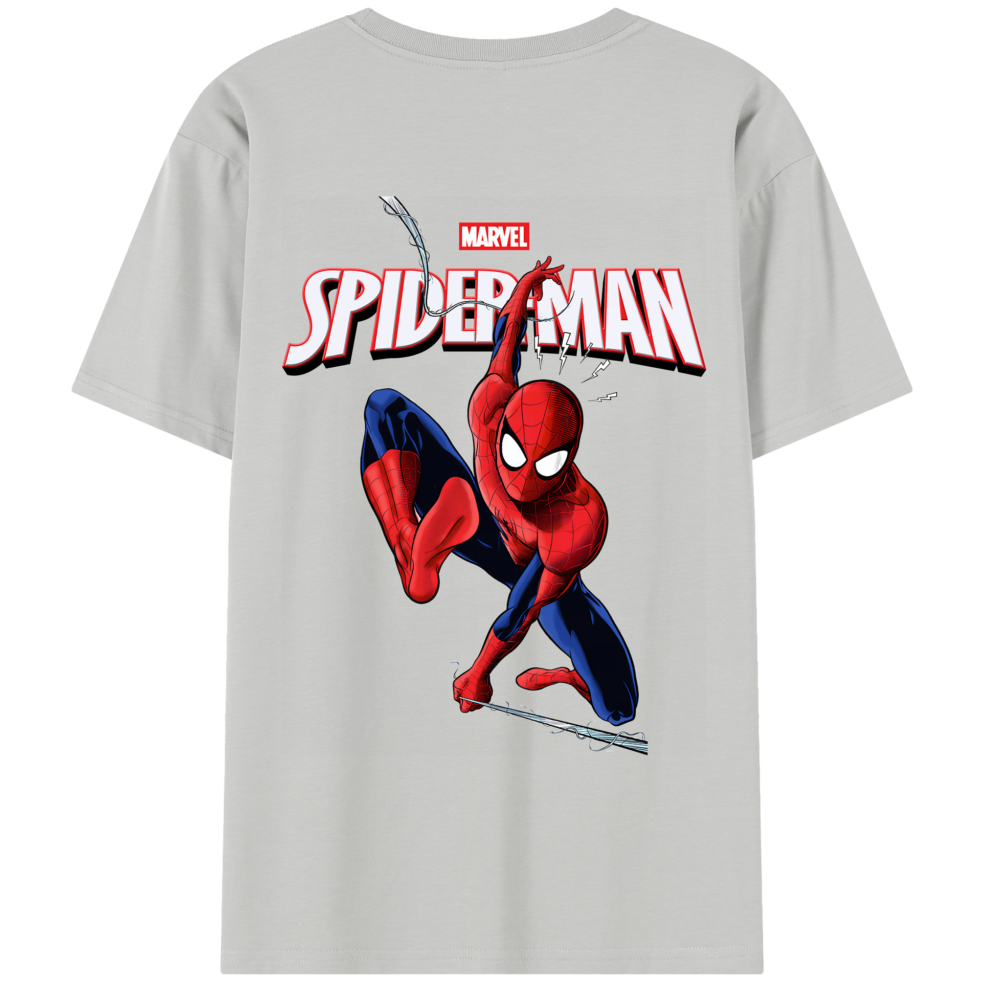 （画像用） Spider Man スパイダーマン レディース半袖Tシャツ(バックプリント)