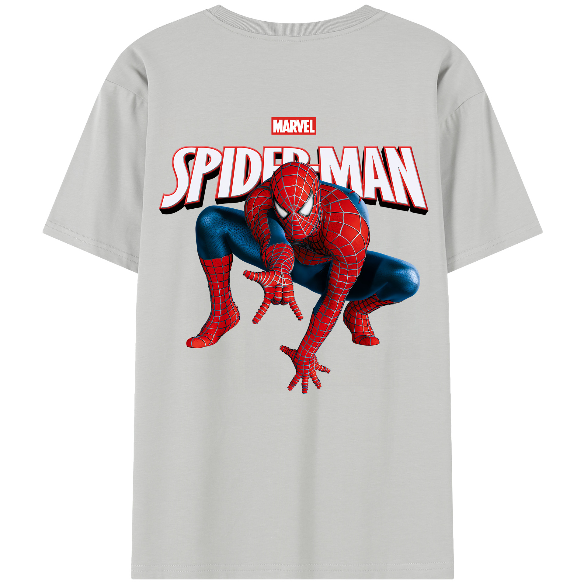 （画像用） Spider Man スパイダーマン レディース半袖Tシャツ(バックプリント)