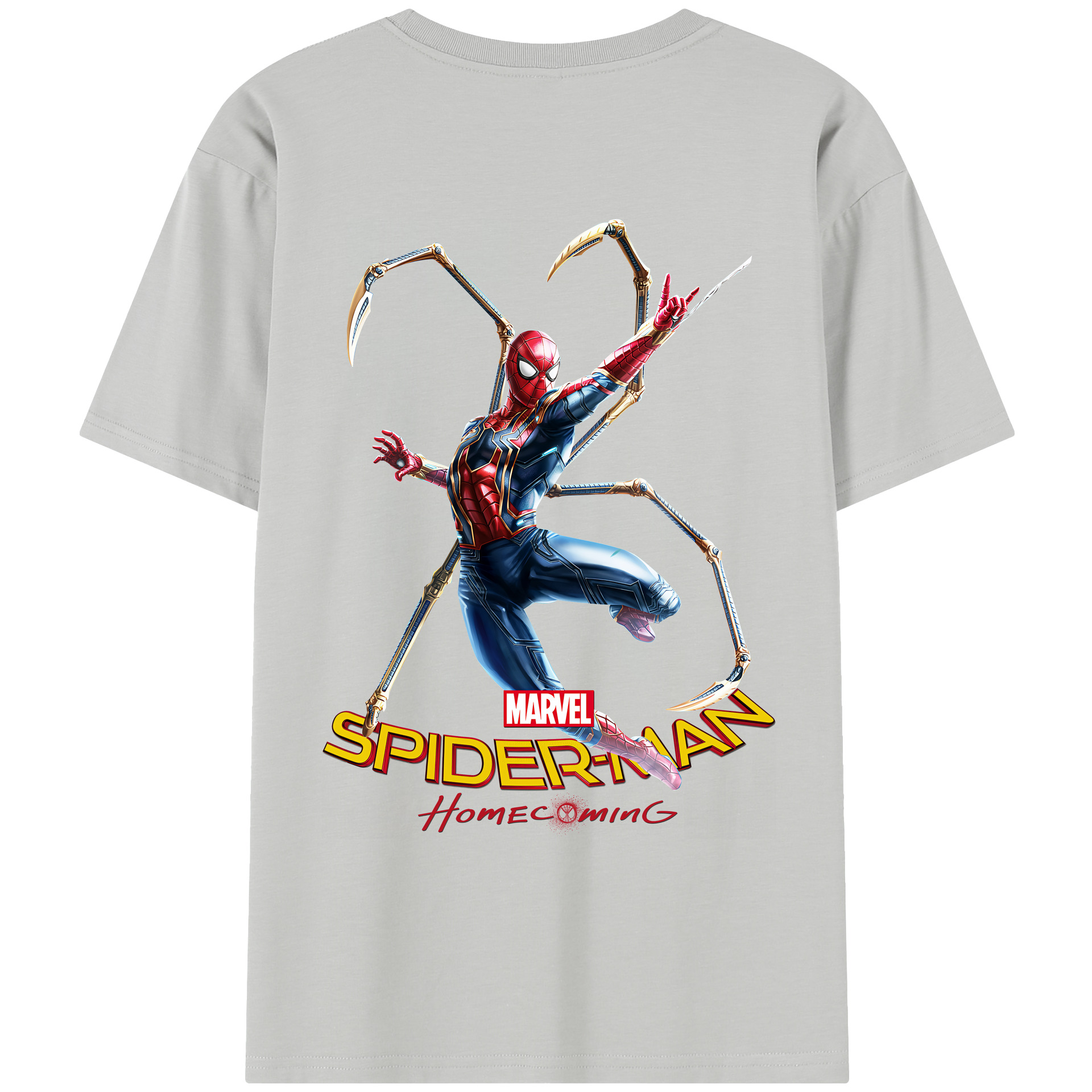 （画像用） Spider Man スパイダーマン レディース半袖Tシャツ(バックプリント)
