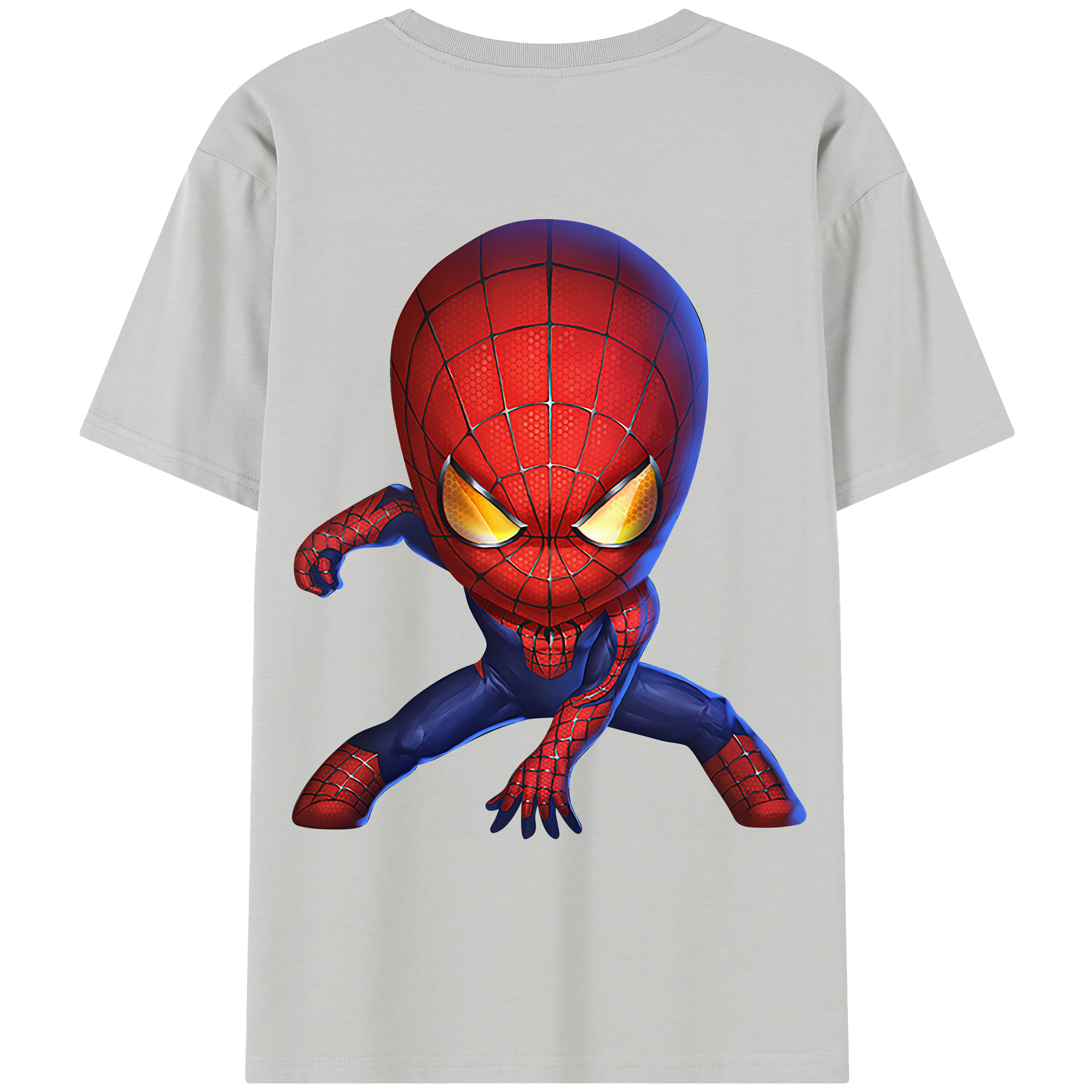 （画像用） Spider Man スパイダーマン レディース半袖Tシャツ(バックプリント)