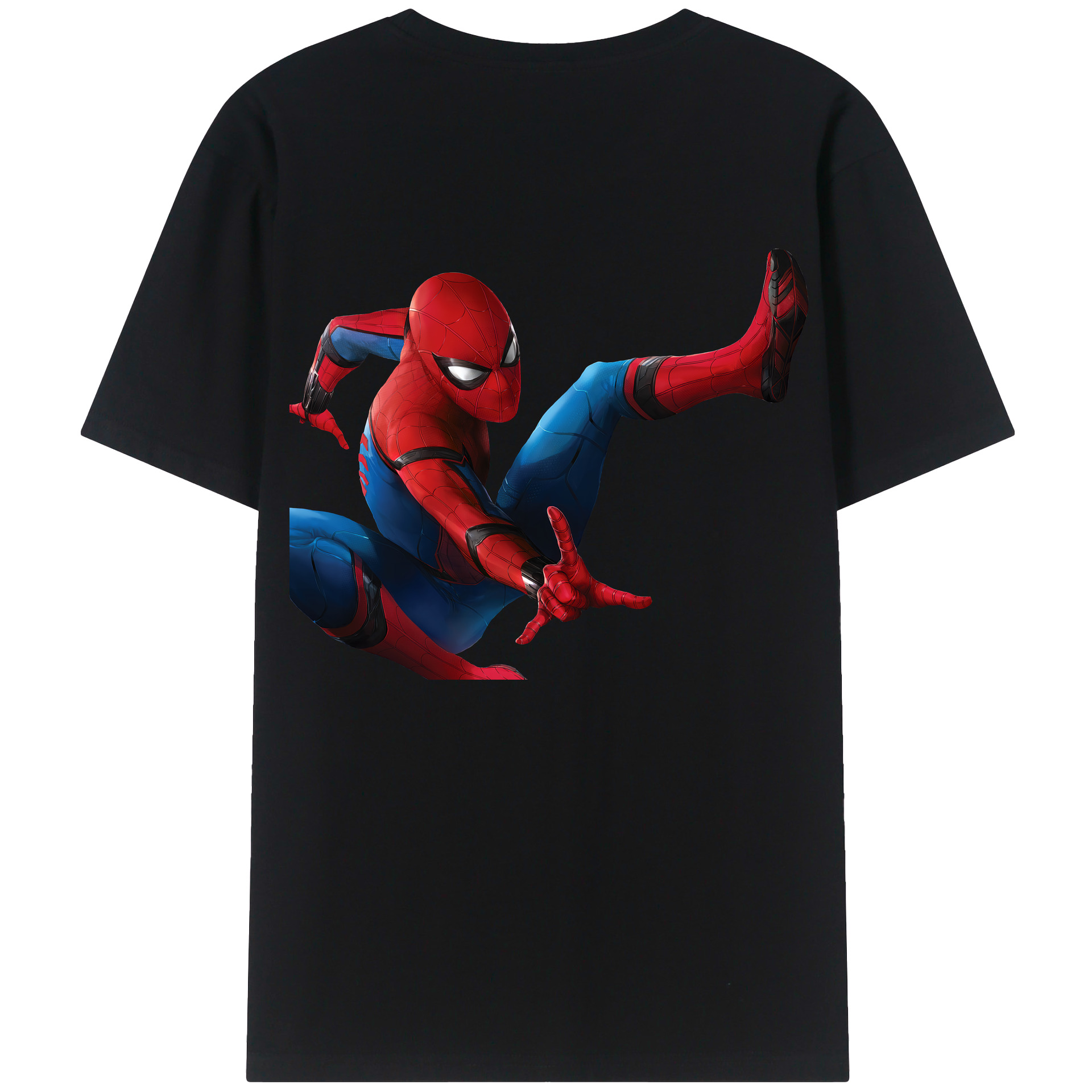 （画像用） Spider Man スパイダーマン レディース半袖Tシャツ(バックプリント)