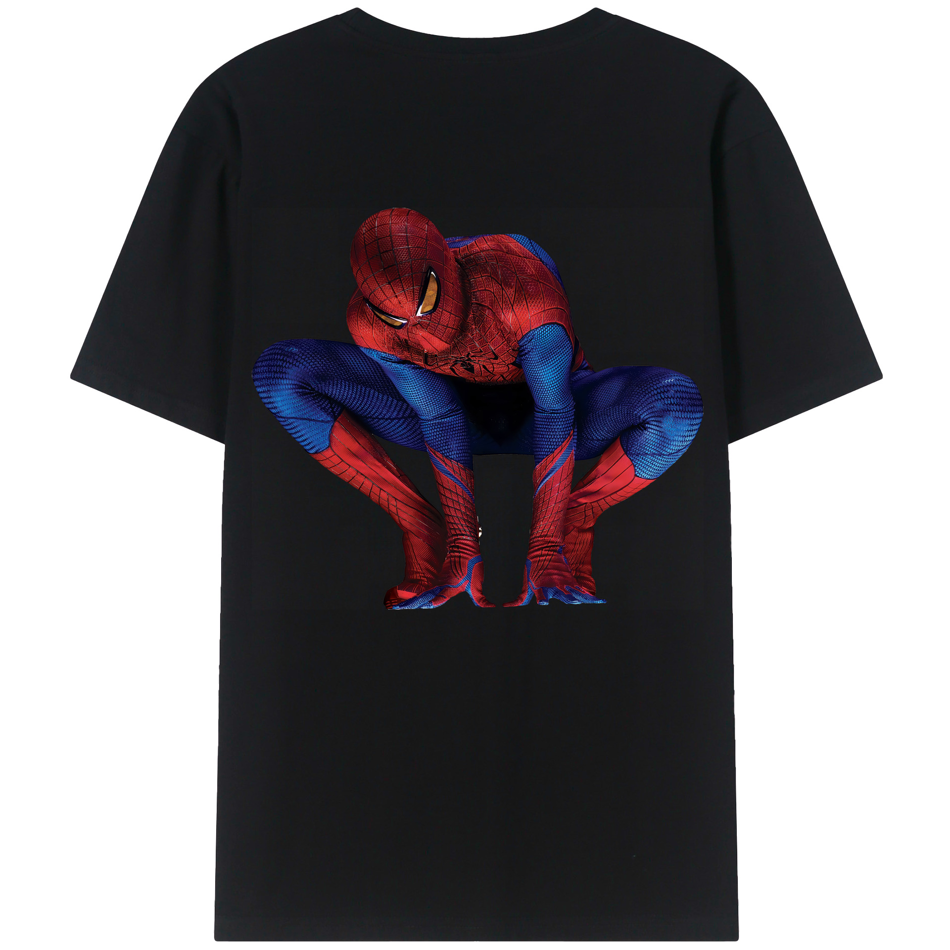 （画像用） Spider Man スパイダーマン レディース半袖Tシャツ(バックプリント)