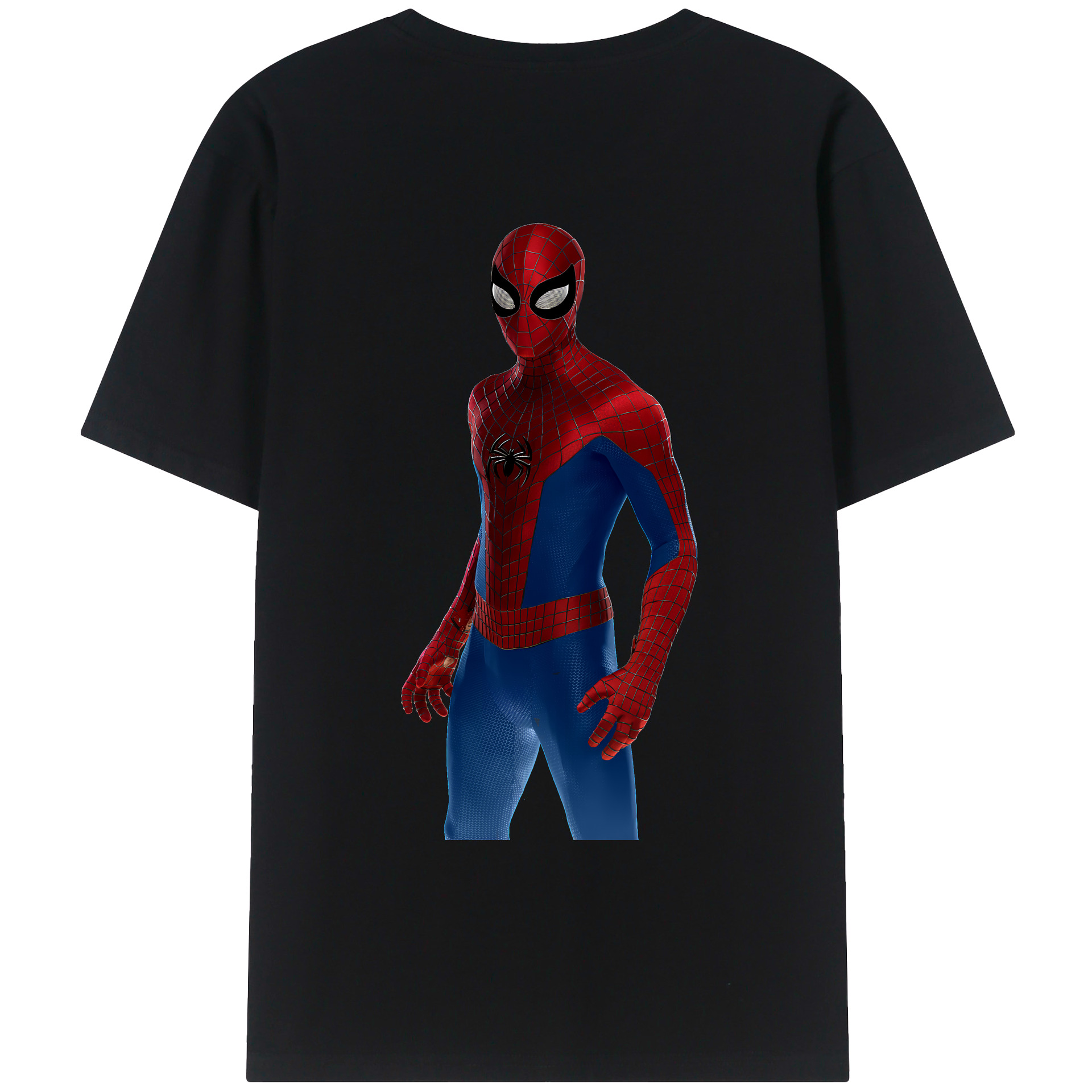 （画像用） Spider Man スパイダーマン レディース半袖Tシャツ(バックプリント)