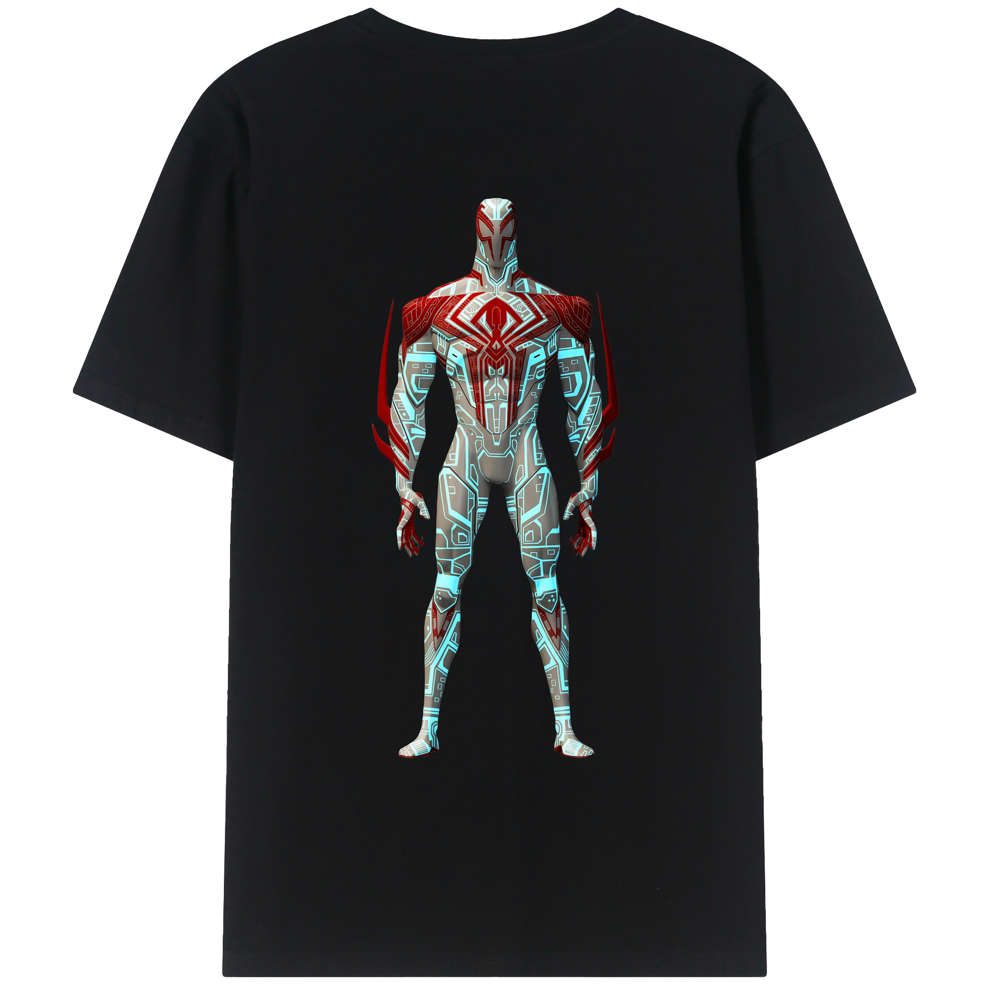 （画像用） Spider Man スパイダーマン レディース半袖Tシャツ(バックプリント)