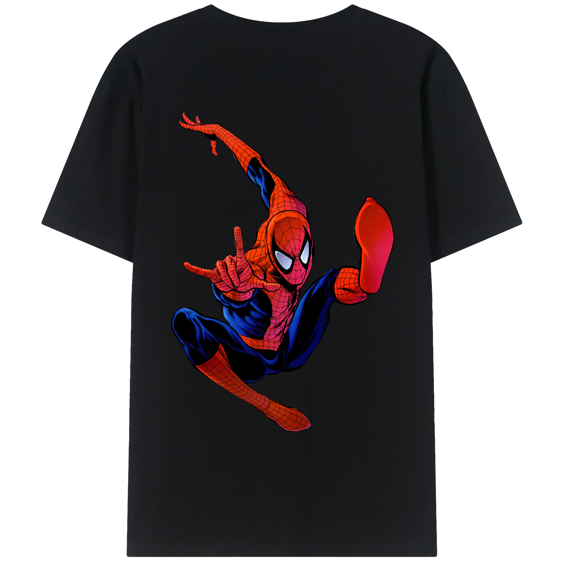 （画像用） Spider Man スパイダーマン レディース半袖Tシャツ(バックプリント)