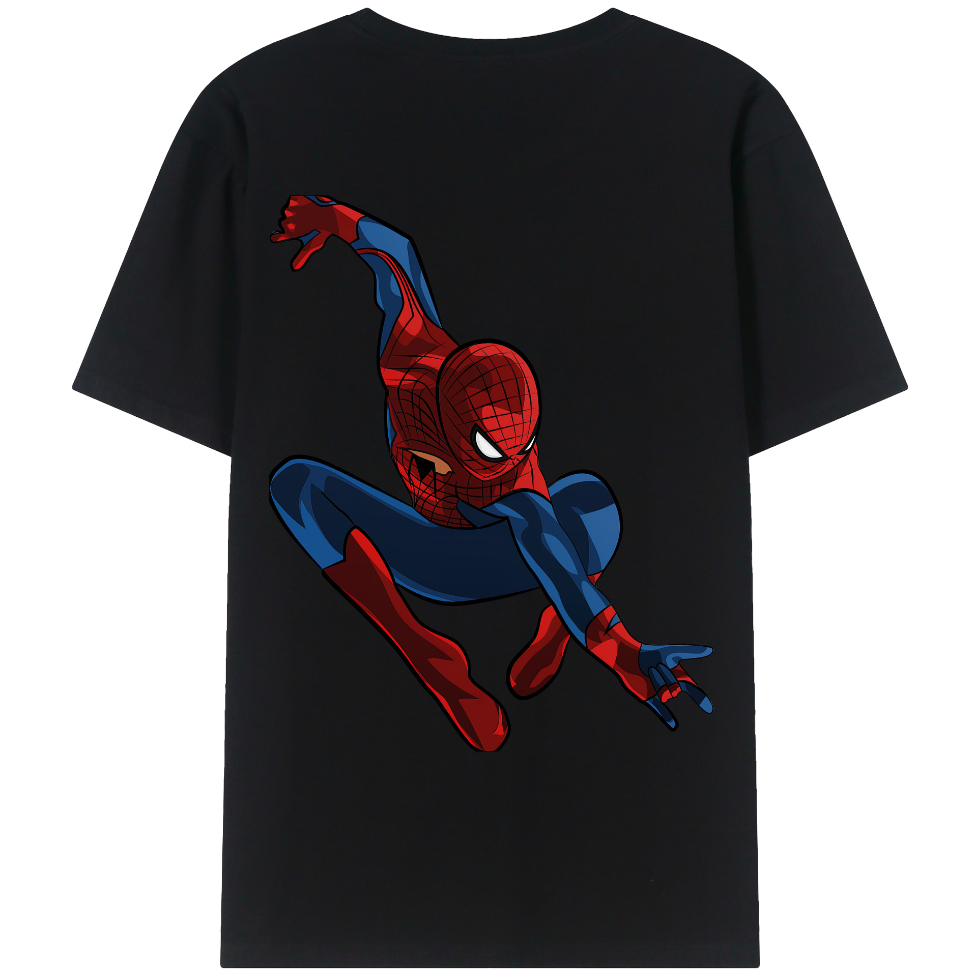 （画像用） Spider Man スパイダーマン レディース半袖Tシャツ(バックプリント)