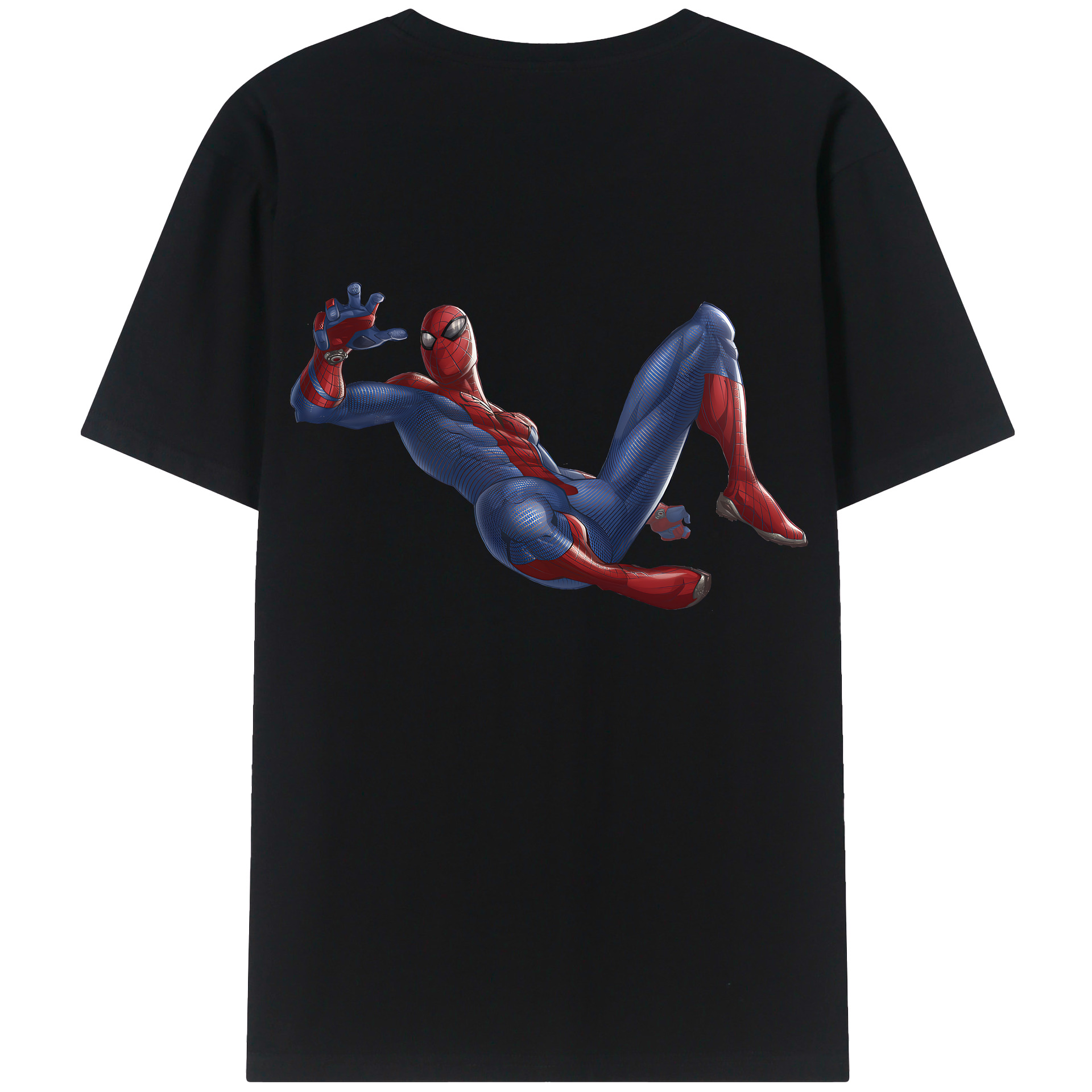 （画像用） Spider Man スパイダーマン レディース半袖Tシャツ(バックプリント)