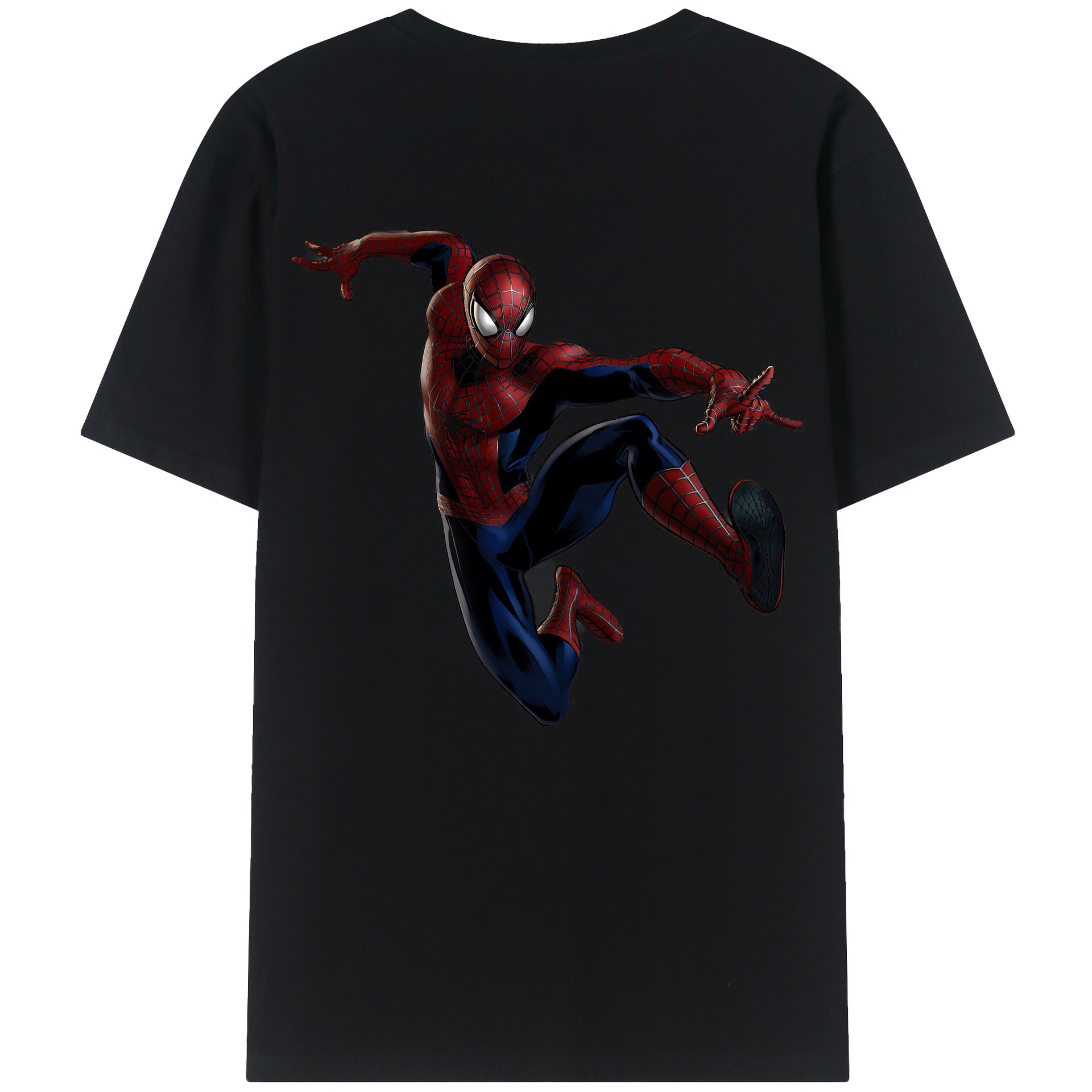 （画像用） Spider Man スパイダーマン レディース半袖Tシャツ(バックプリント)