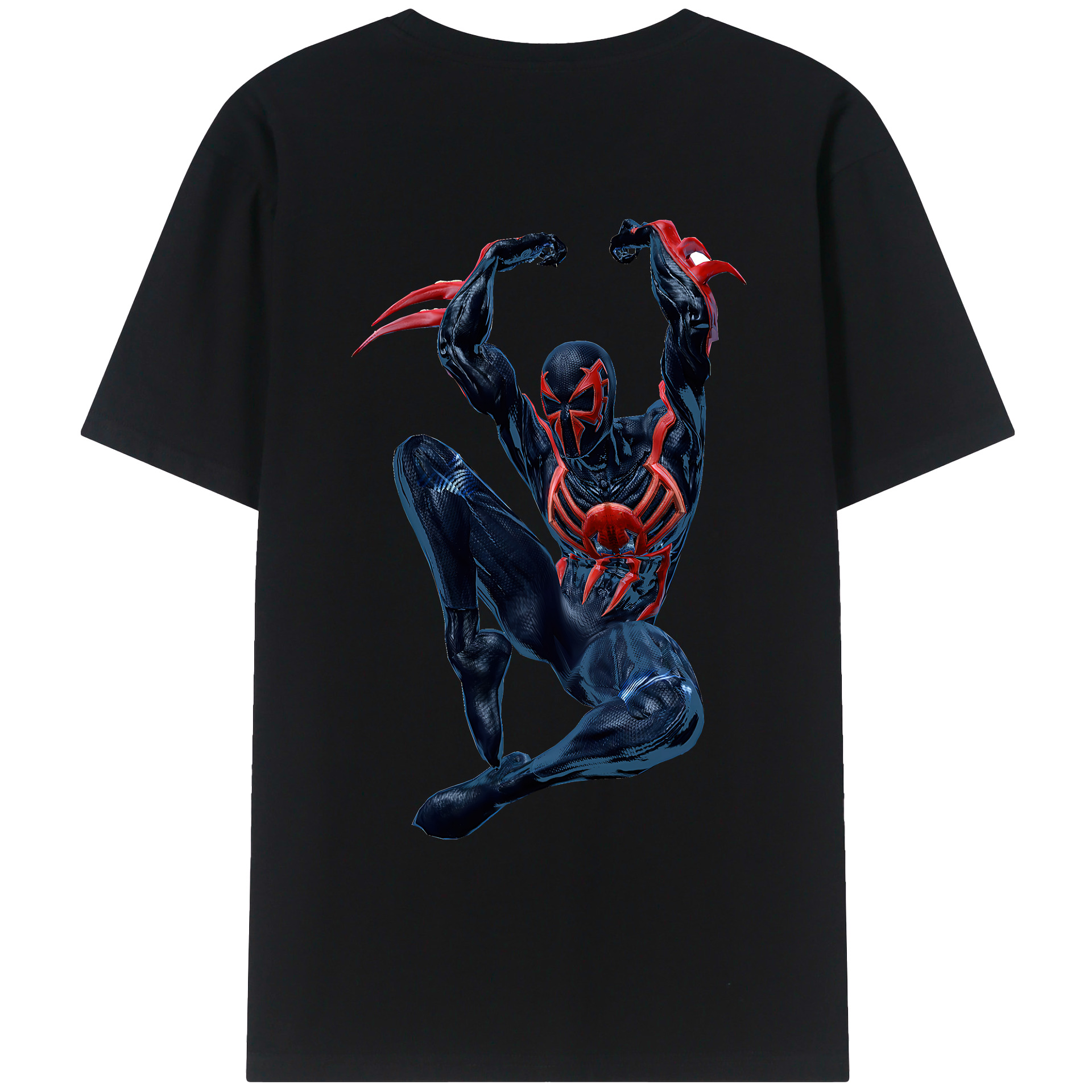 （画像用） Spider Man スパイダーマン レディース半袖Tシャツ(バックプリント)