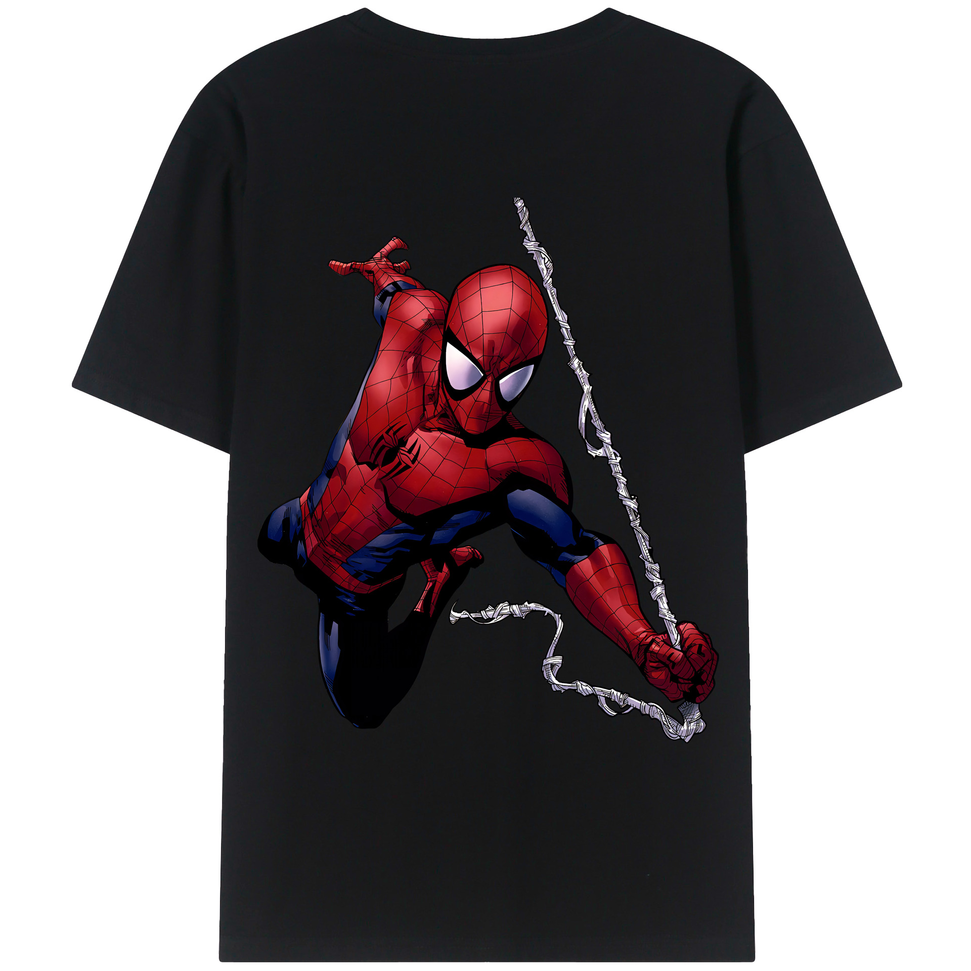 （画像用） Spider Man スパイダーマン レディース半袖Tシャツ(バックプリント)